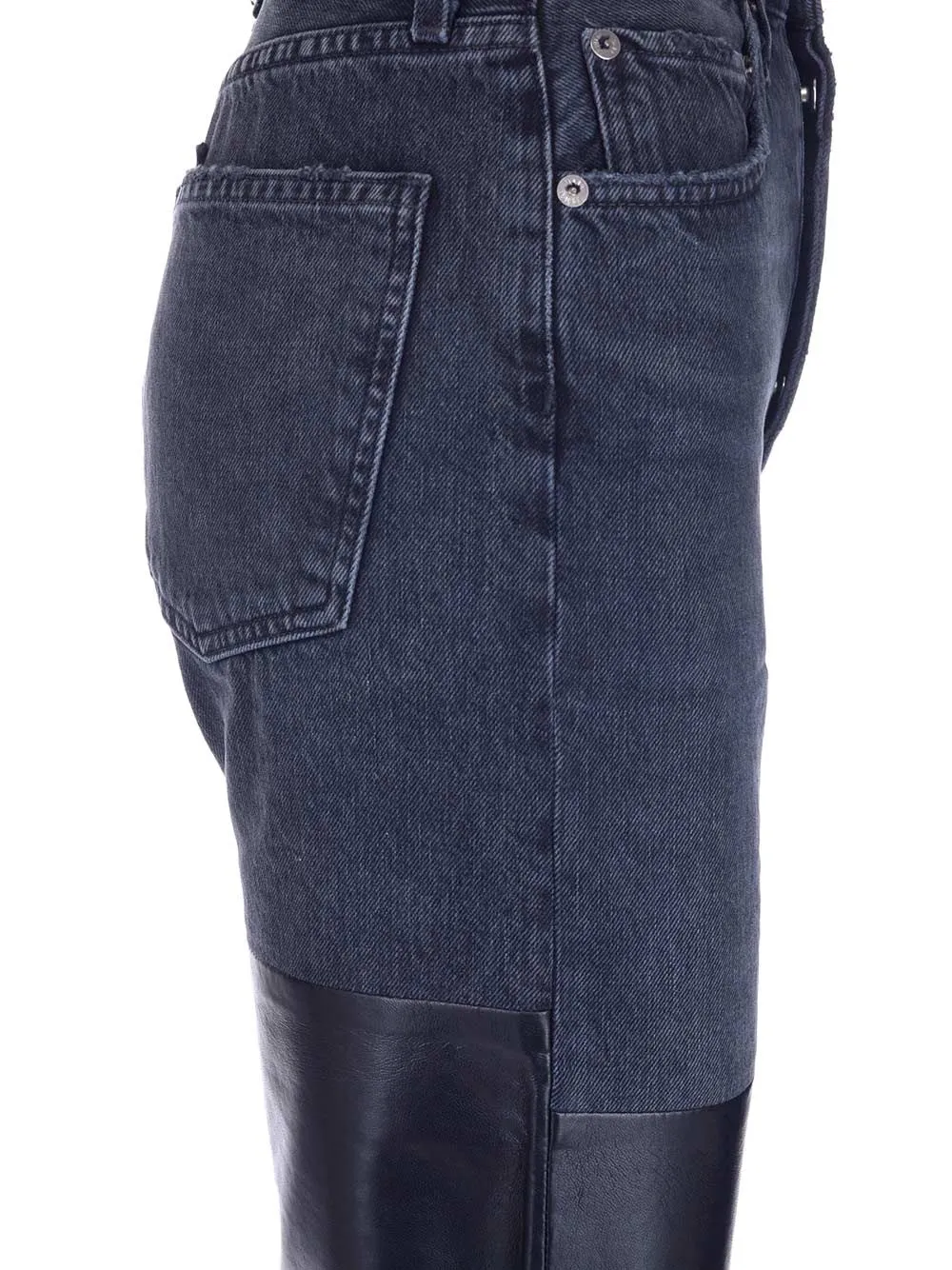 AGOLDE High Waisted Panelled Jeans