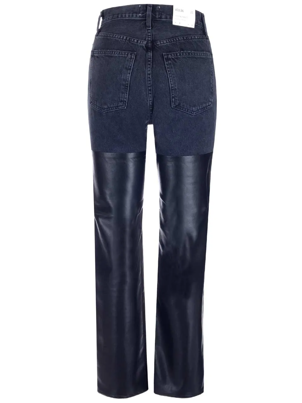 AGOLDE High Waisted Panelled Jeans