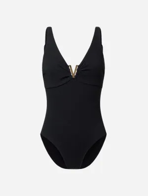 Aiguablava Recycled Polyamide One-piece Swimsuit | Black
