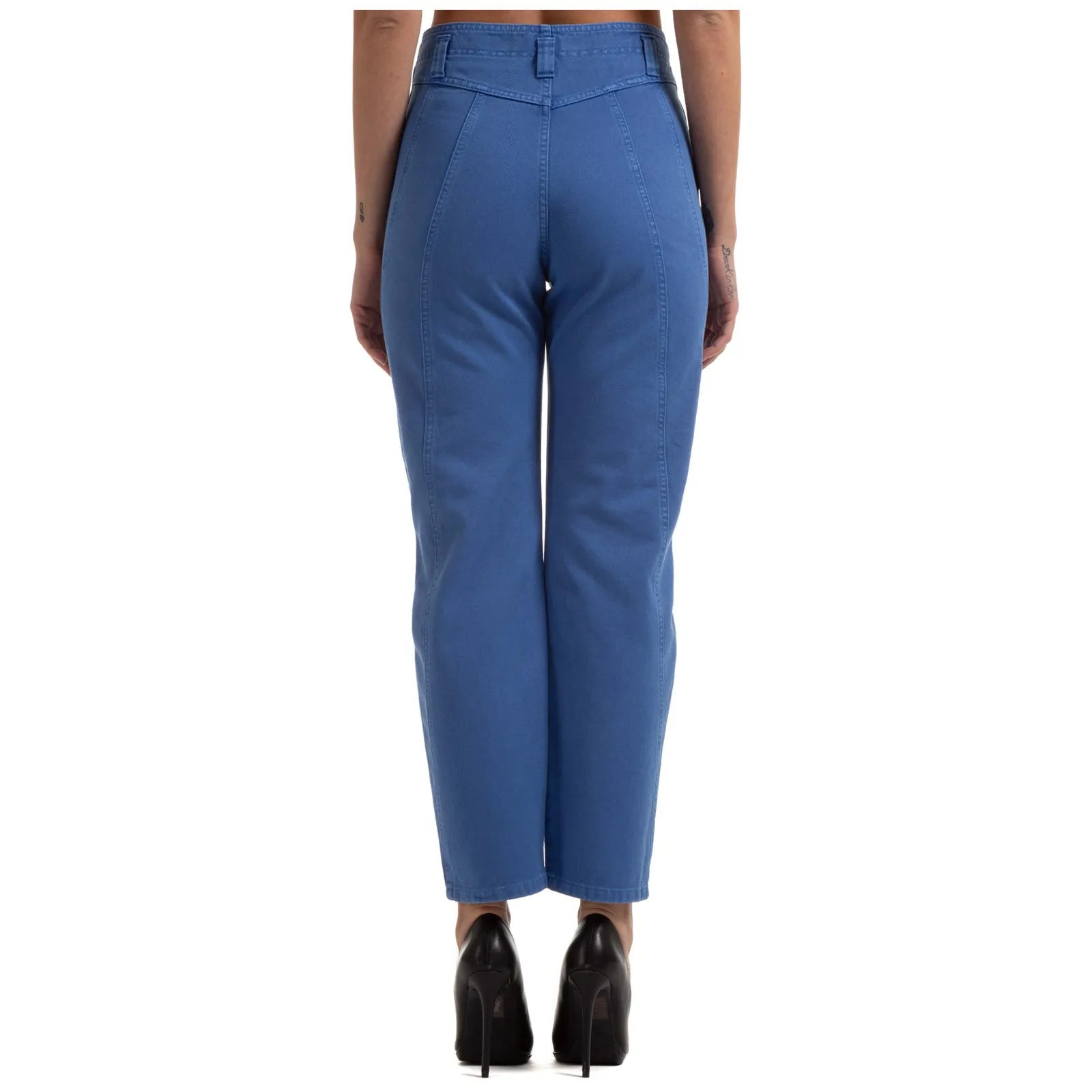 Alberta Ferretti High-Waist Boyfriend Jeans