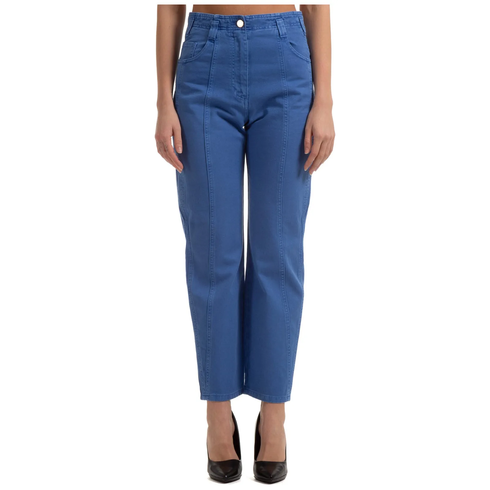 Alberta Ferretti High-Waist Boyfriend Jeans