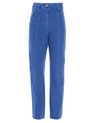 Alberta Ferretti High-Waist Boyfriend Jeans