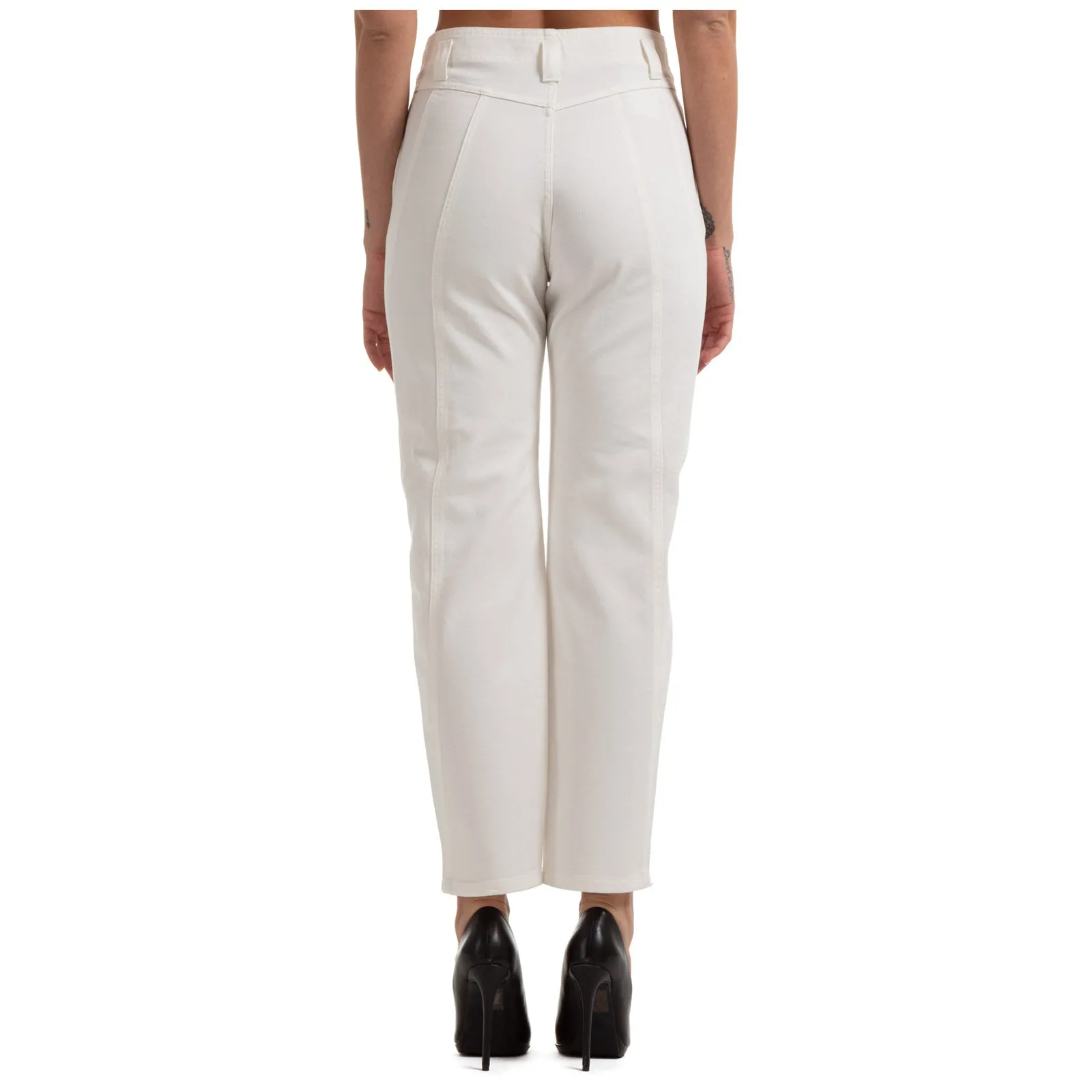 Alberta Ferretti High Waisted Boyfriend Jeans