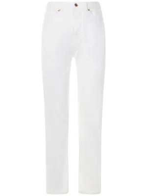 Alexandre Vauthier High-Rise Straight Leg Jeans