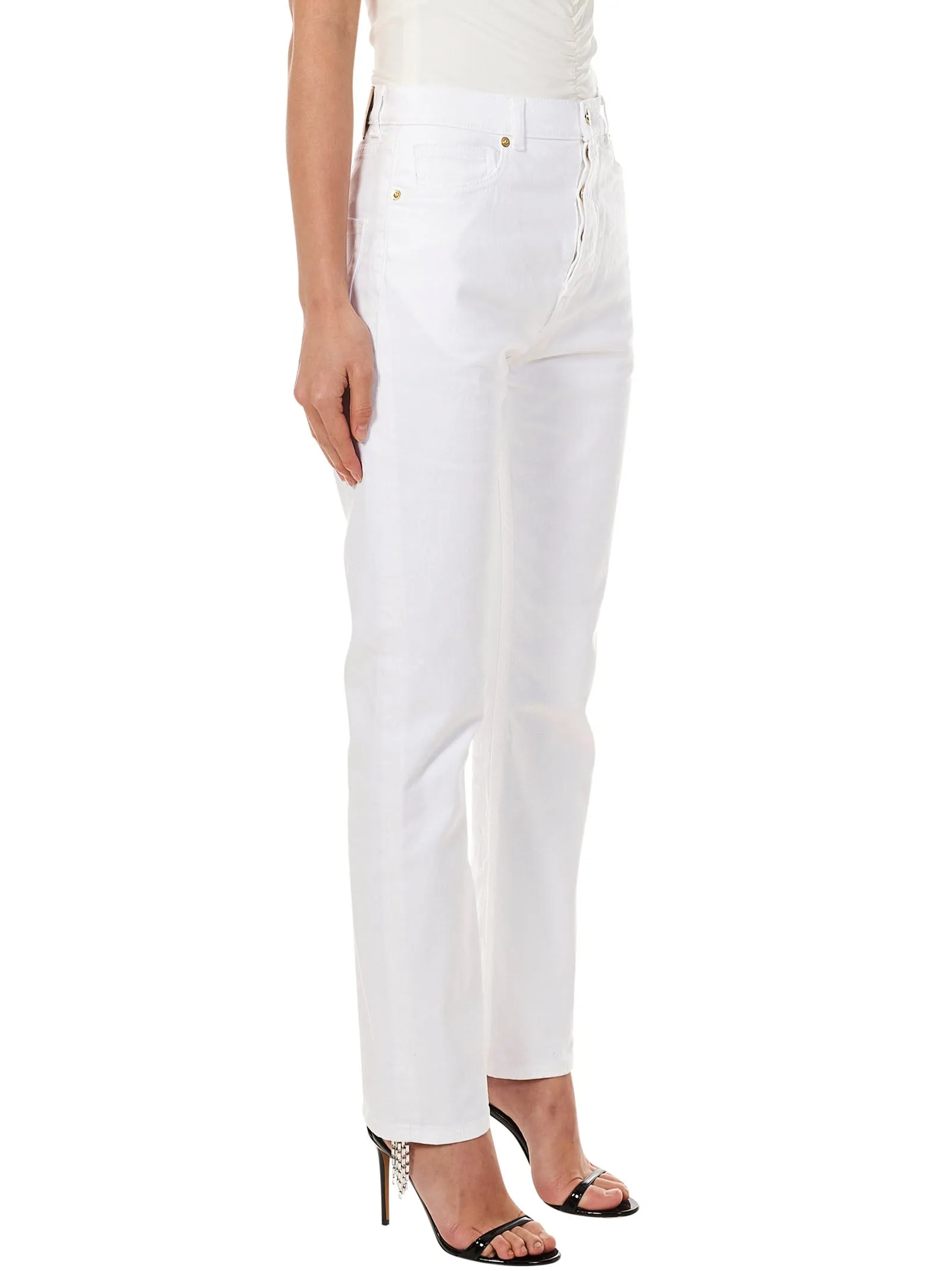 Alexandre Vauthier High-Rise Straight Leg Jeans