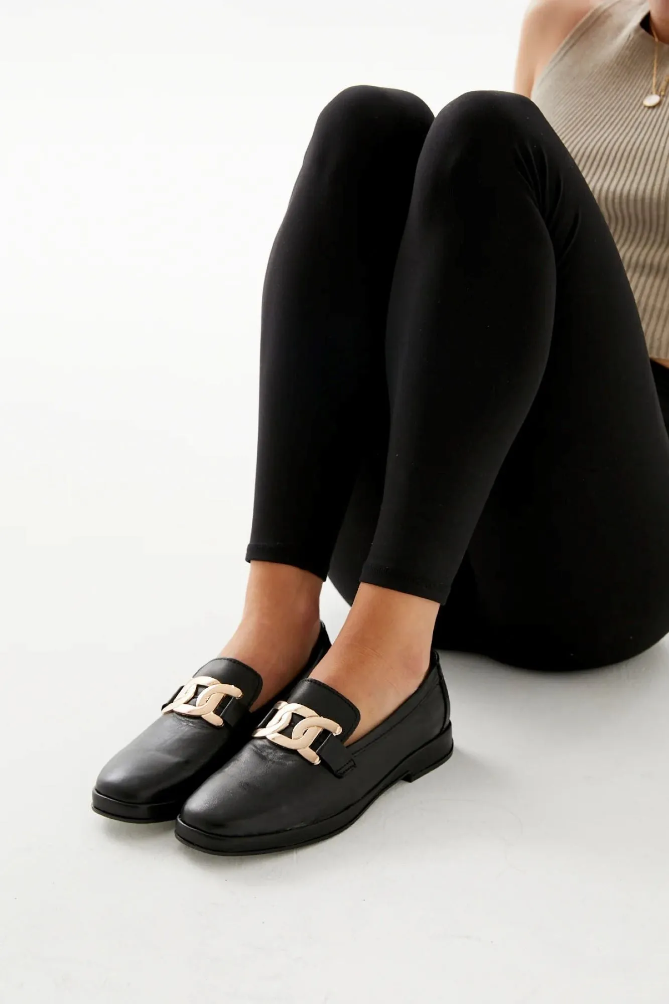 Alfie & Evie Luigi Loafer Black