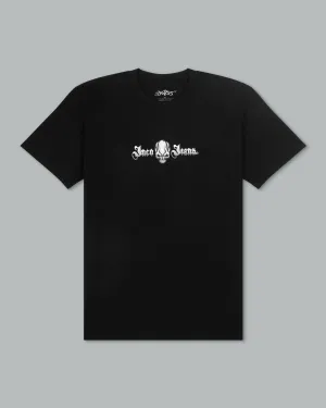 Alien Skull Tee. Black.