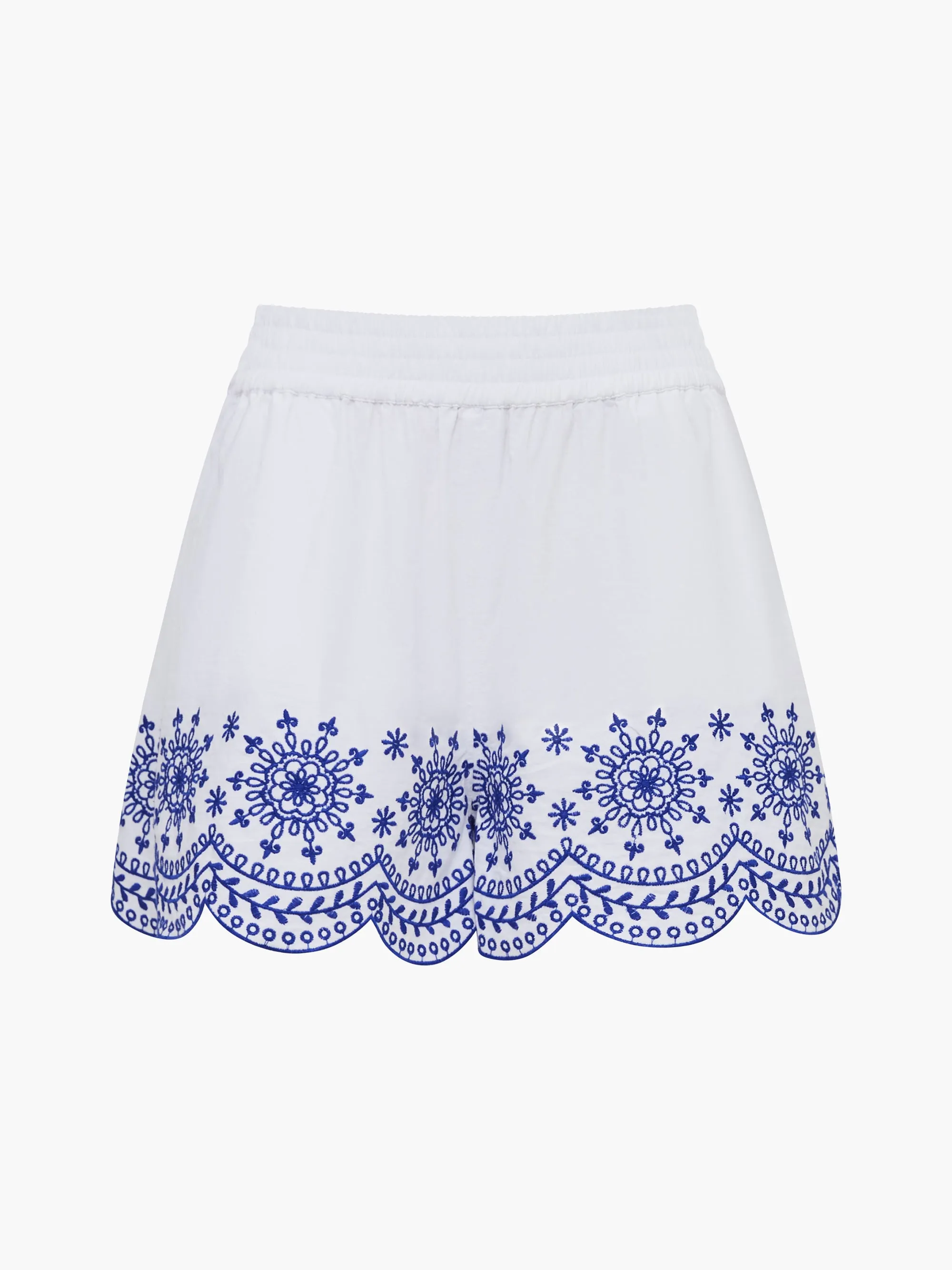 Alissa Cotton Embroidered Shorts