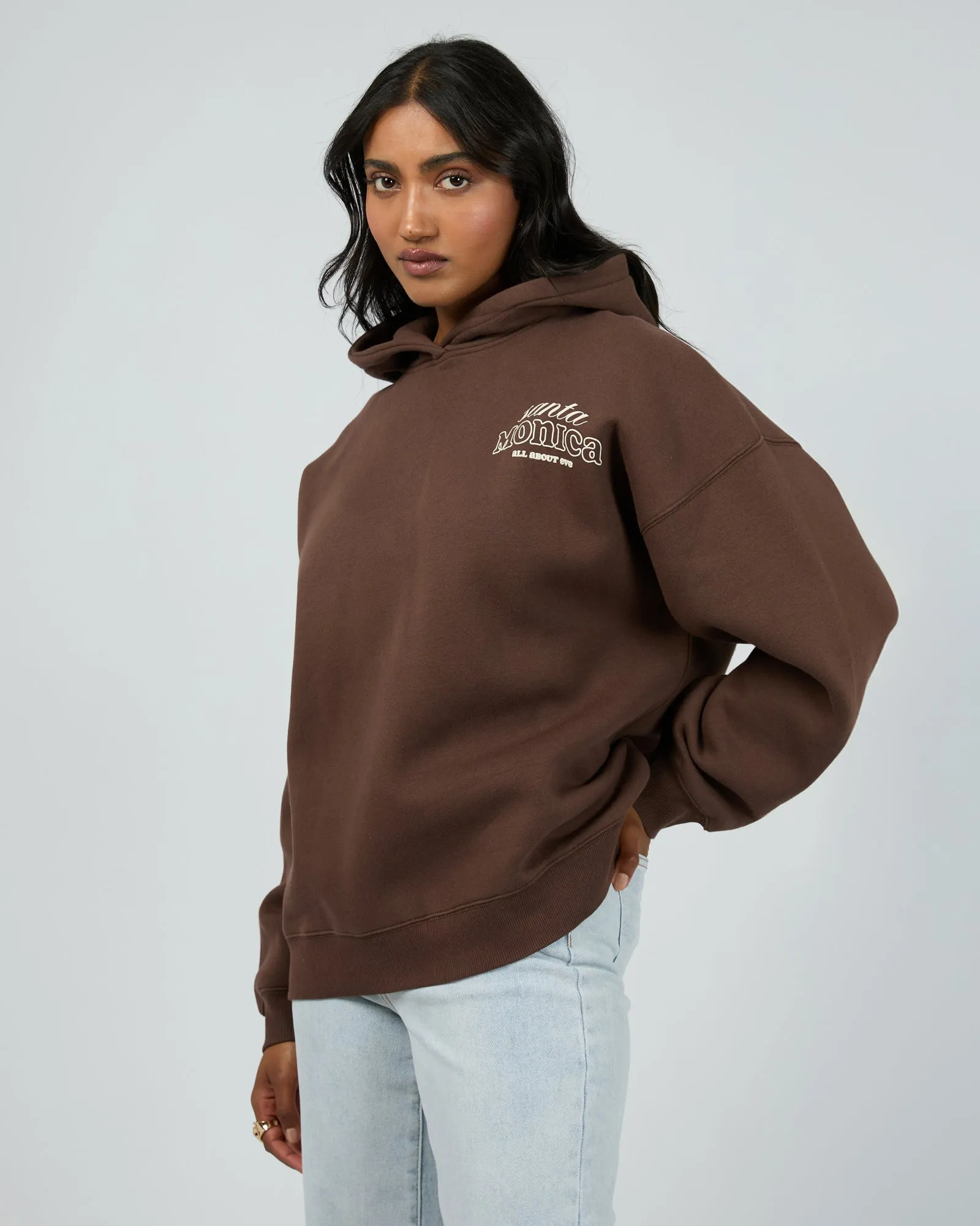 All About Eve Better Days Hoodie Brown