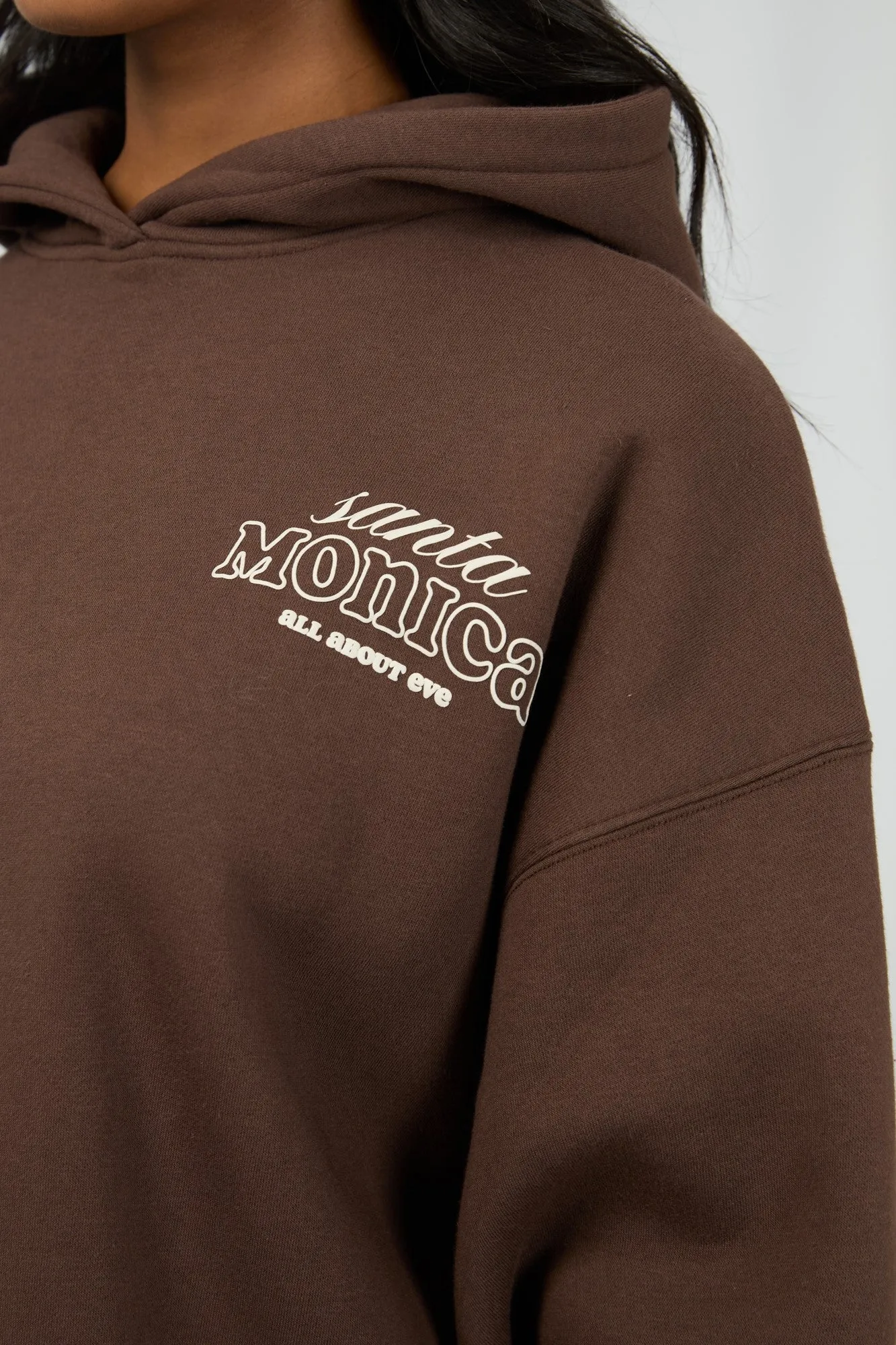 All About Eve Better Days Hoodie Brown