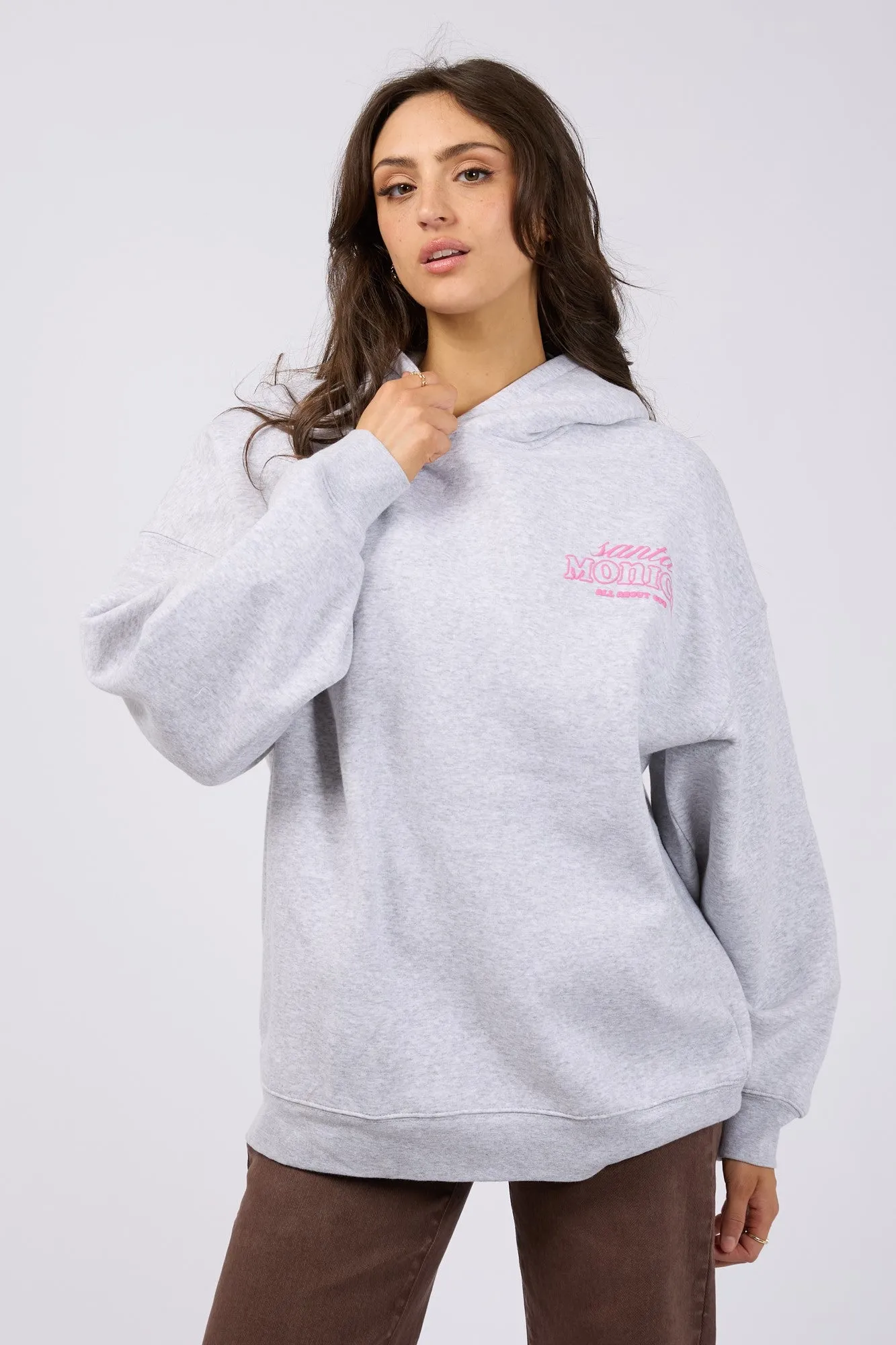 All About Eve Better Days Hoodie Snow Marle