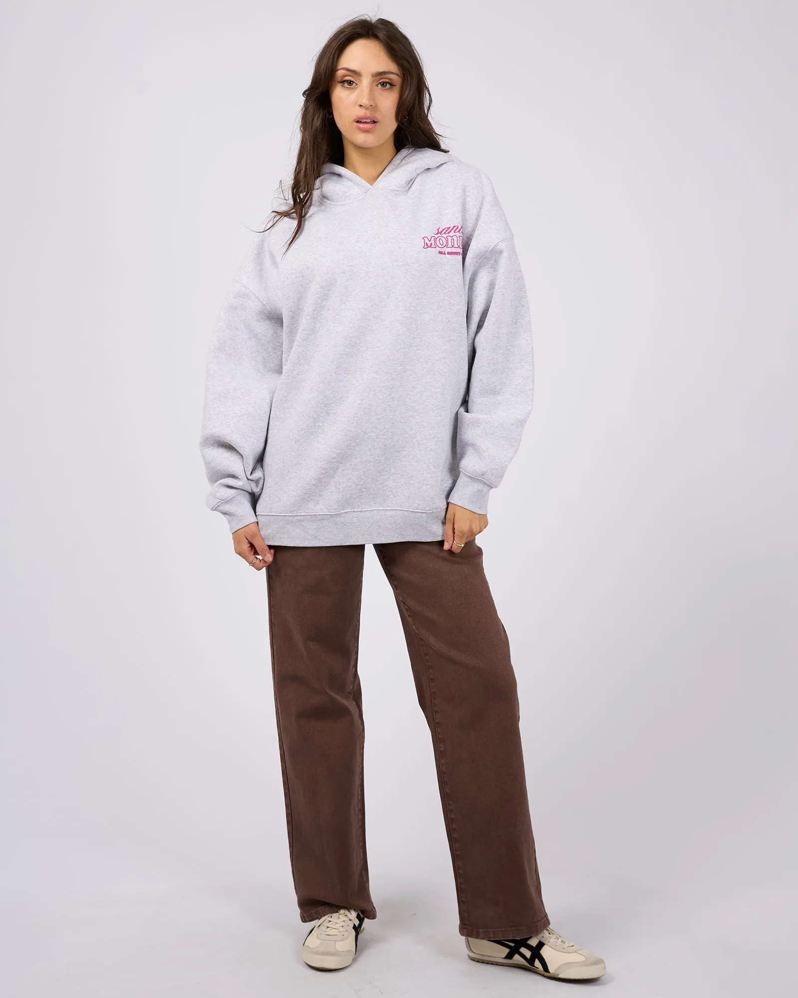 All About Eve Better Days Hoodie Snow Marle