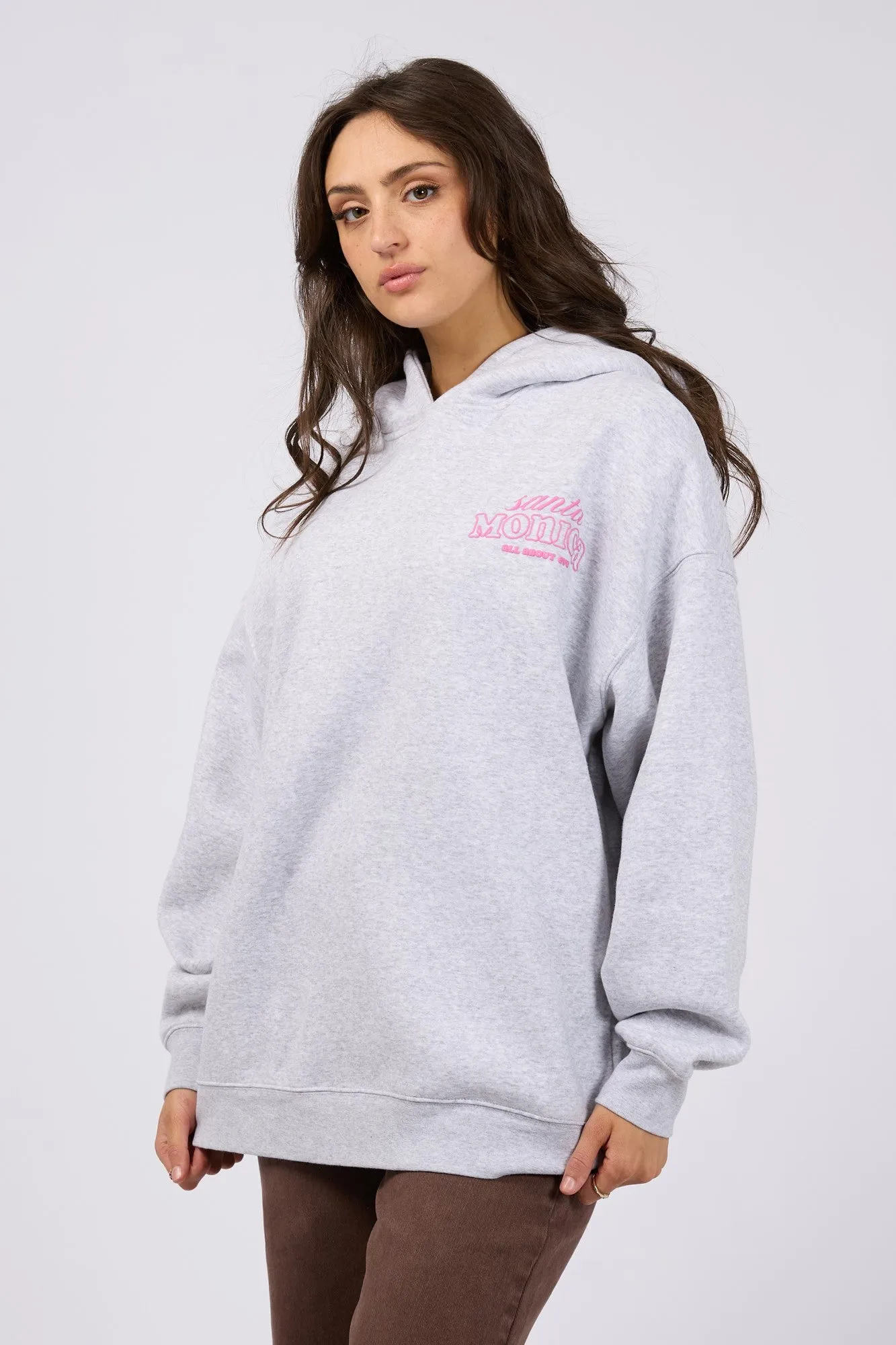All About Eve Better Days Hoodie Snow Marle