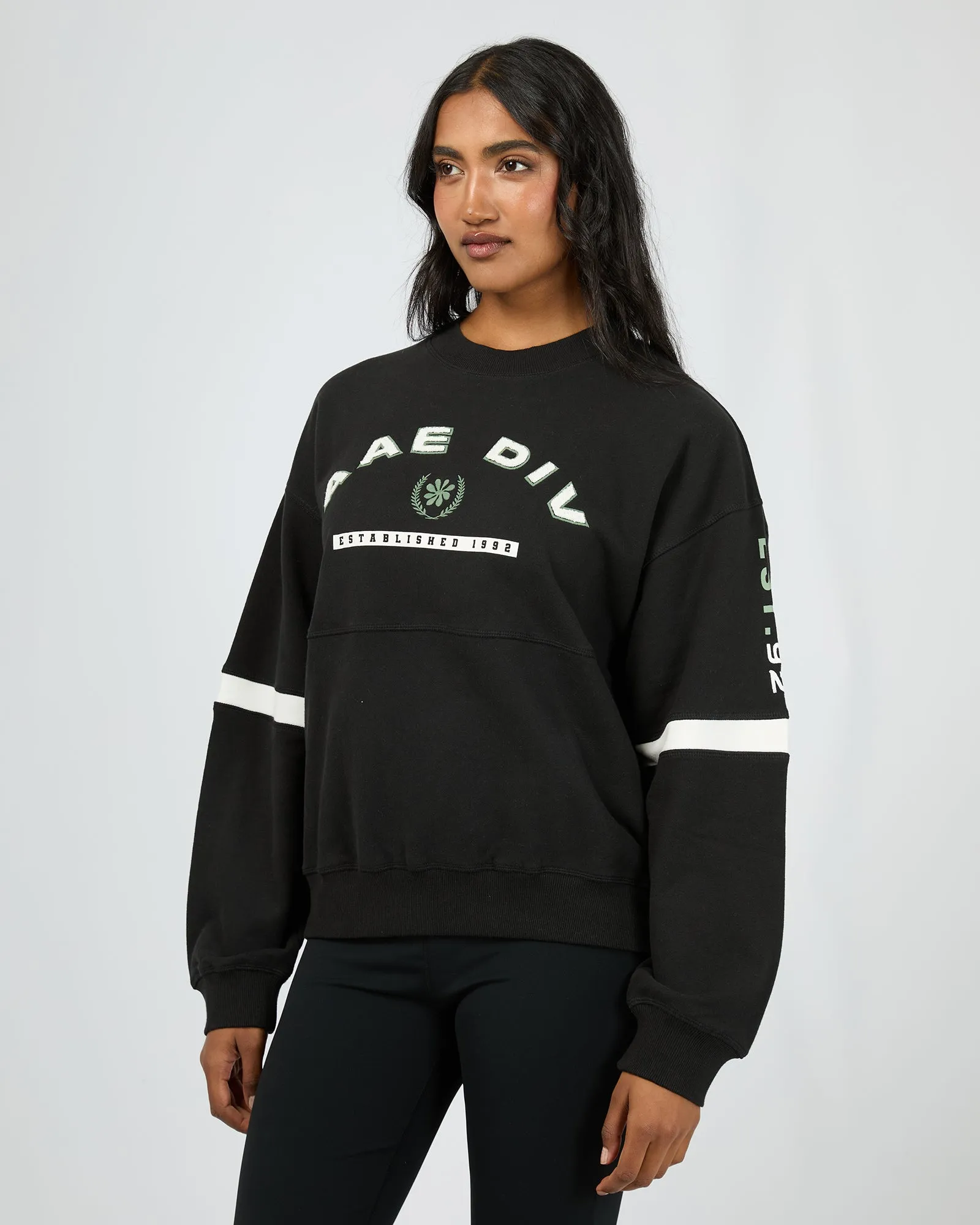 All About Eve Savannah Slouch Crew Black