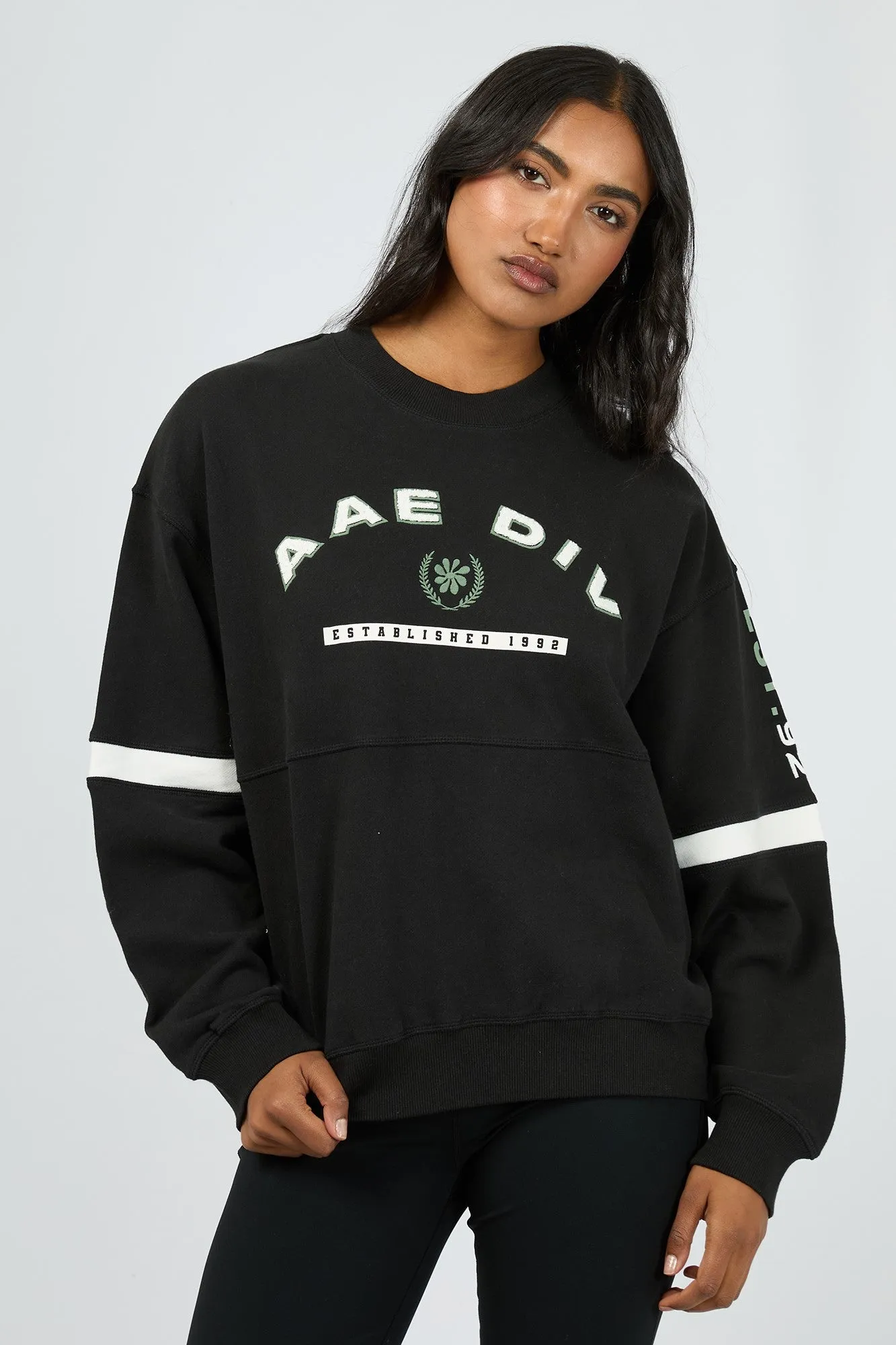 All About Eve Savannah Slouch Crew Black