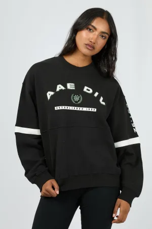 All About Eve Savannah Slouch Crew Black