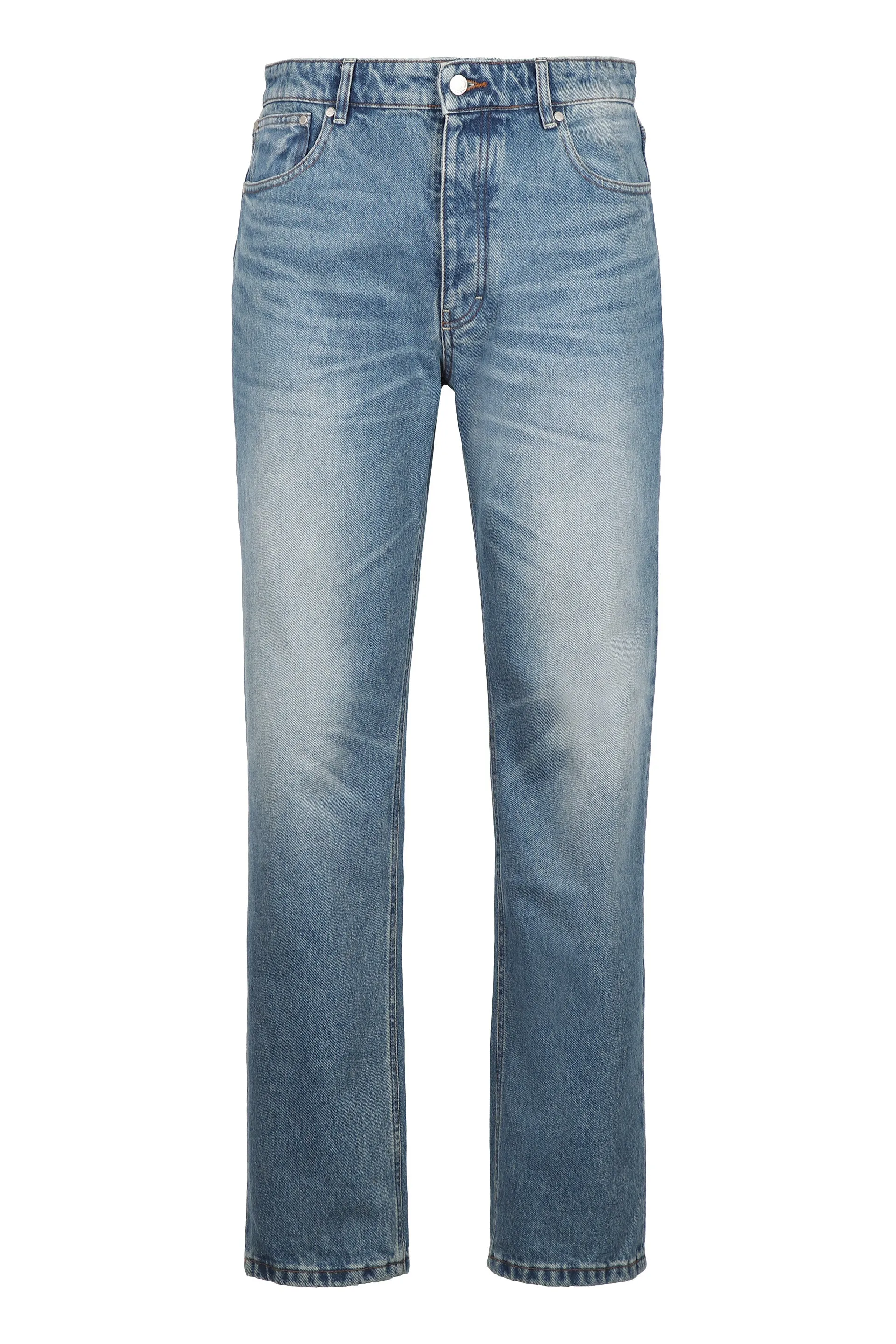 AMI Straight-Leg Denim Jeans