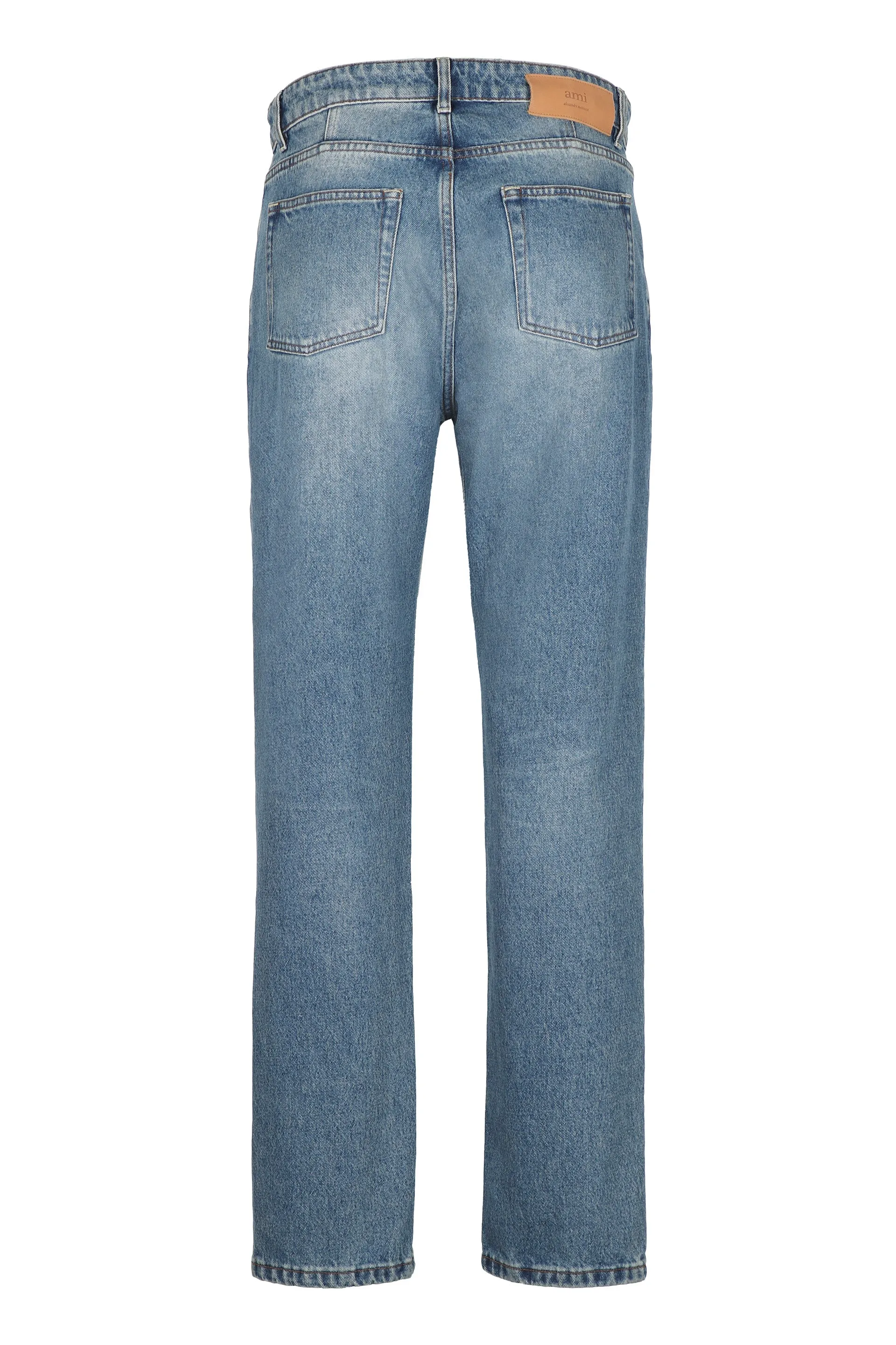 AMI Straight-Leg Denim Jeans