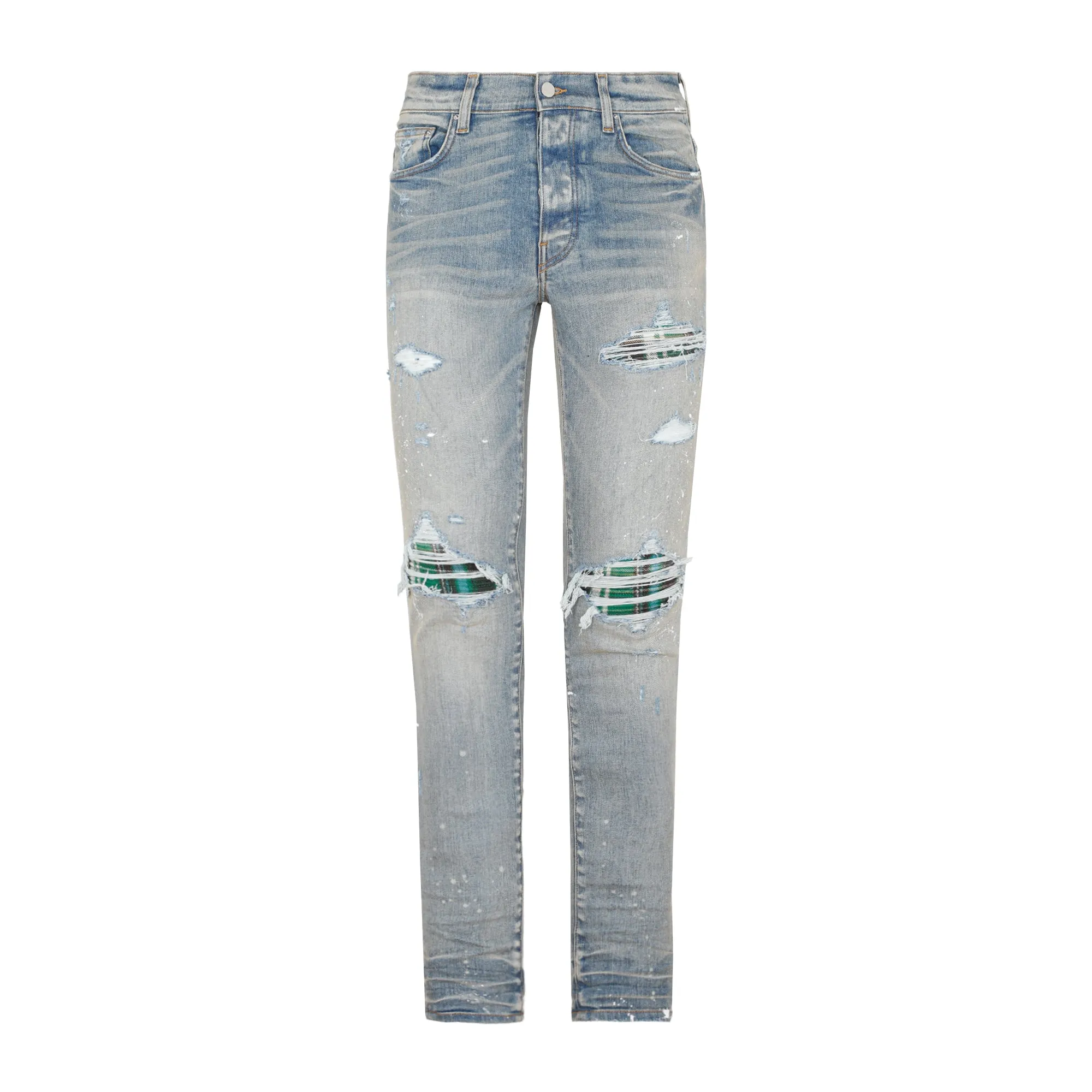 Amiri Faded-Effect Ripped Slim Fit Jeans