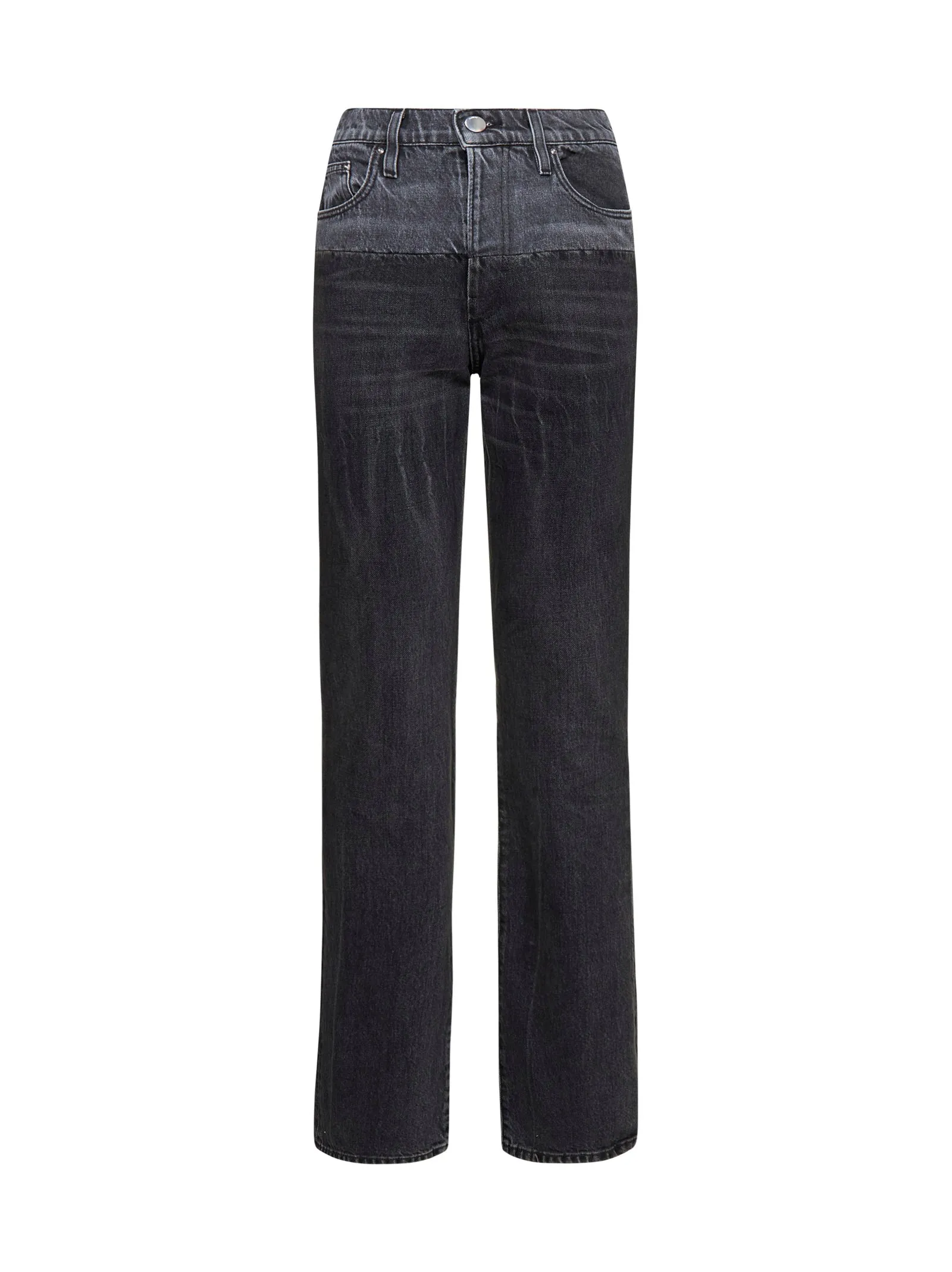 Amiri Two-Tone Straight Leg Jeans