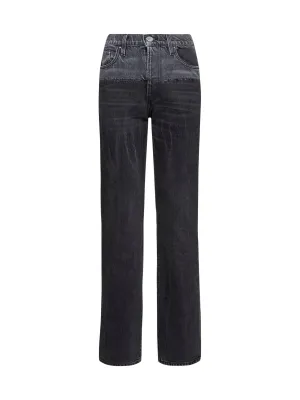 Amiri Two-Tone Straight Leg Jeans