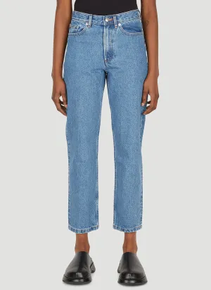 A.P.C. High-Rise Cropped Jeans