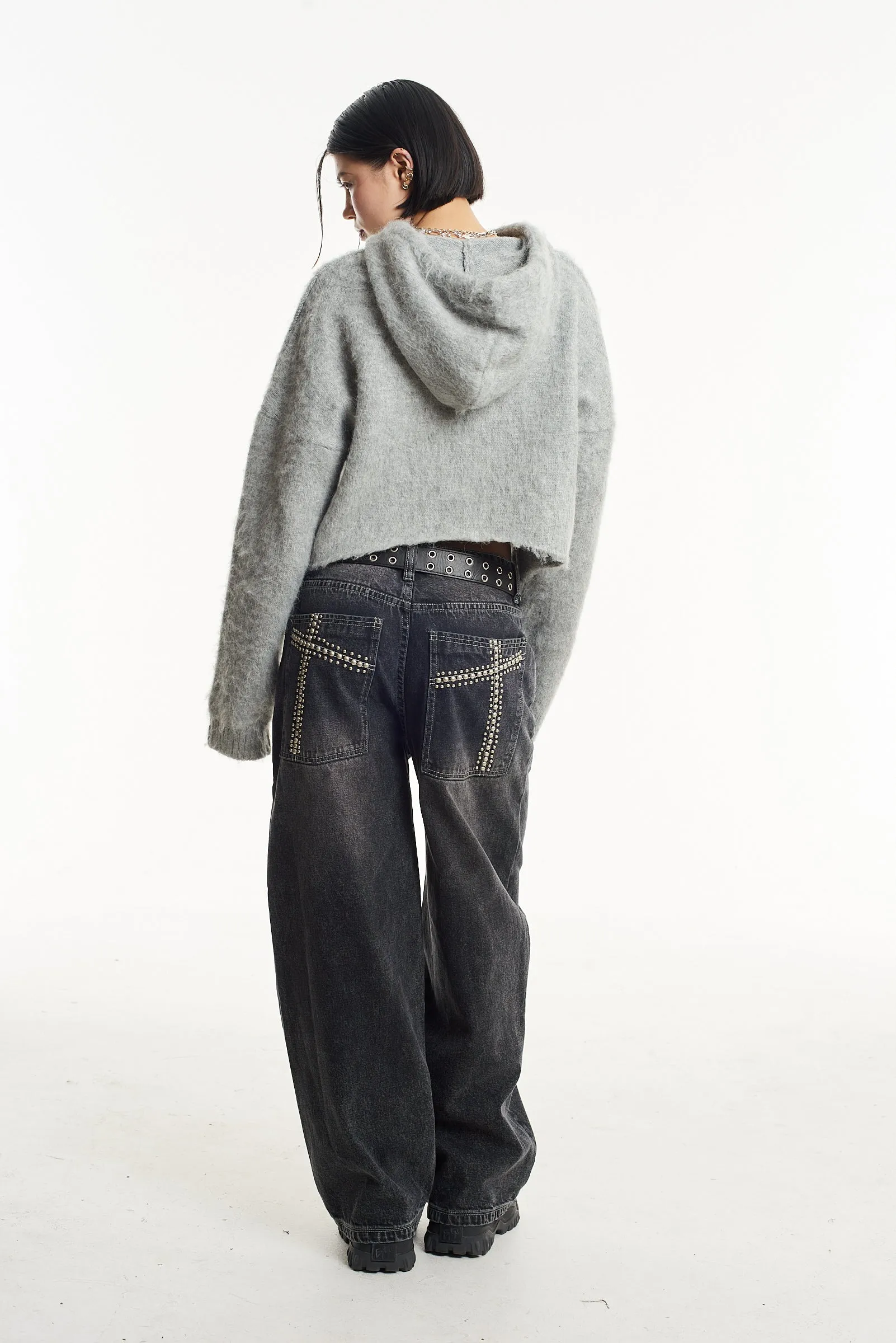 Arctic Fluffy Knit Hoodie