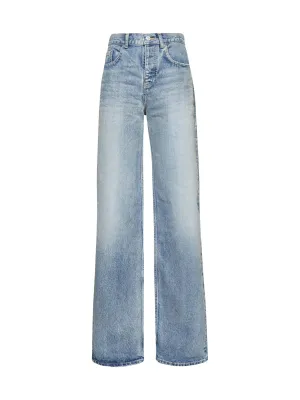 Balenciaga Mid-Waisted Straight Leg Jeans