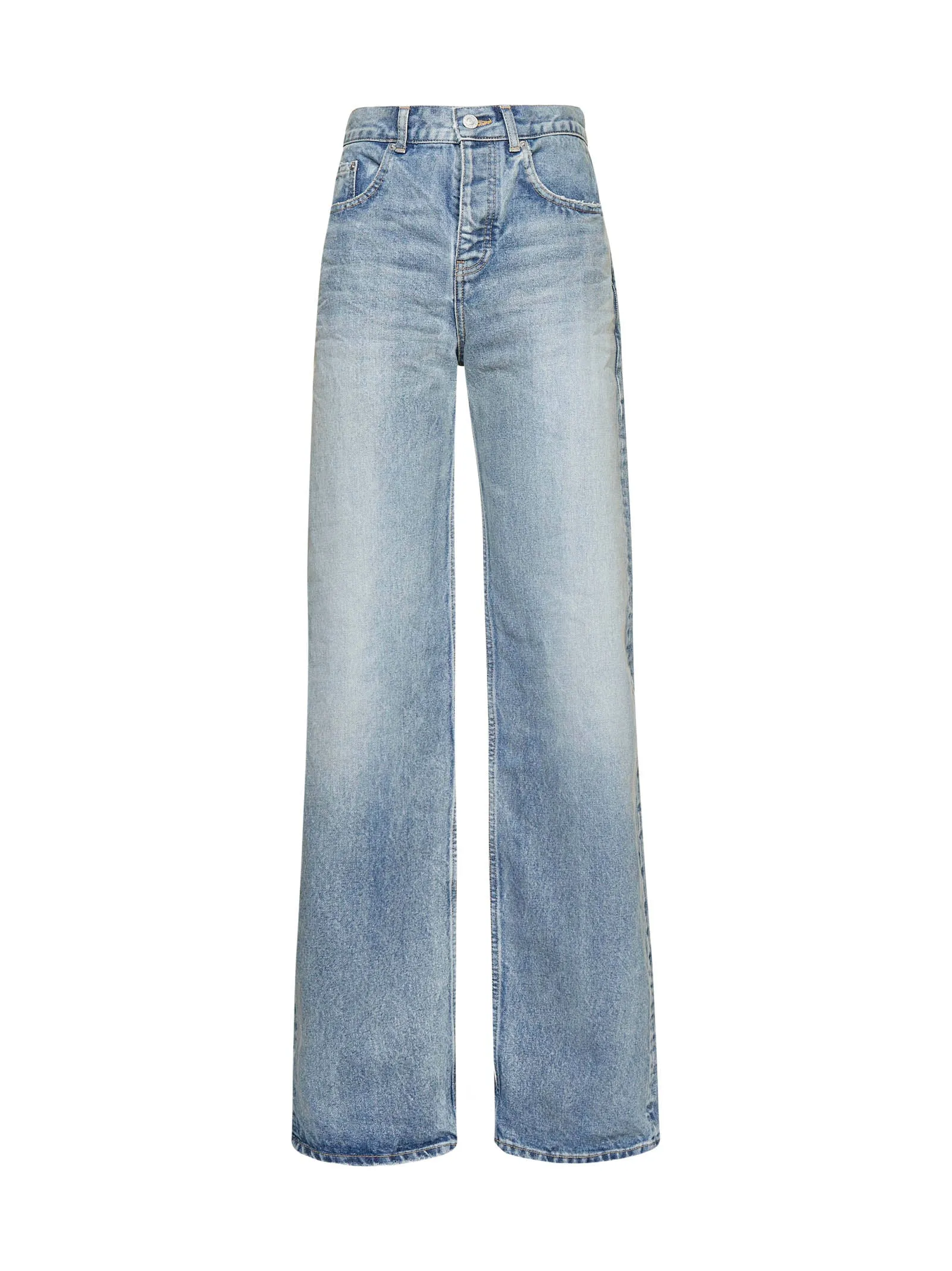 Balenciaga Mid-Waisted Straight Leg Jeans