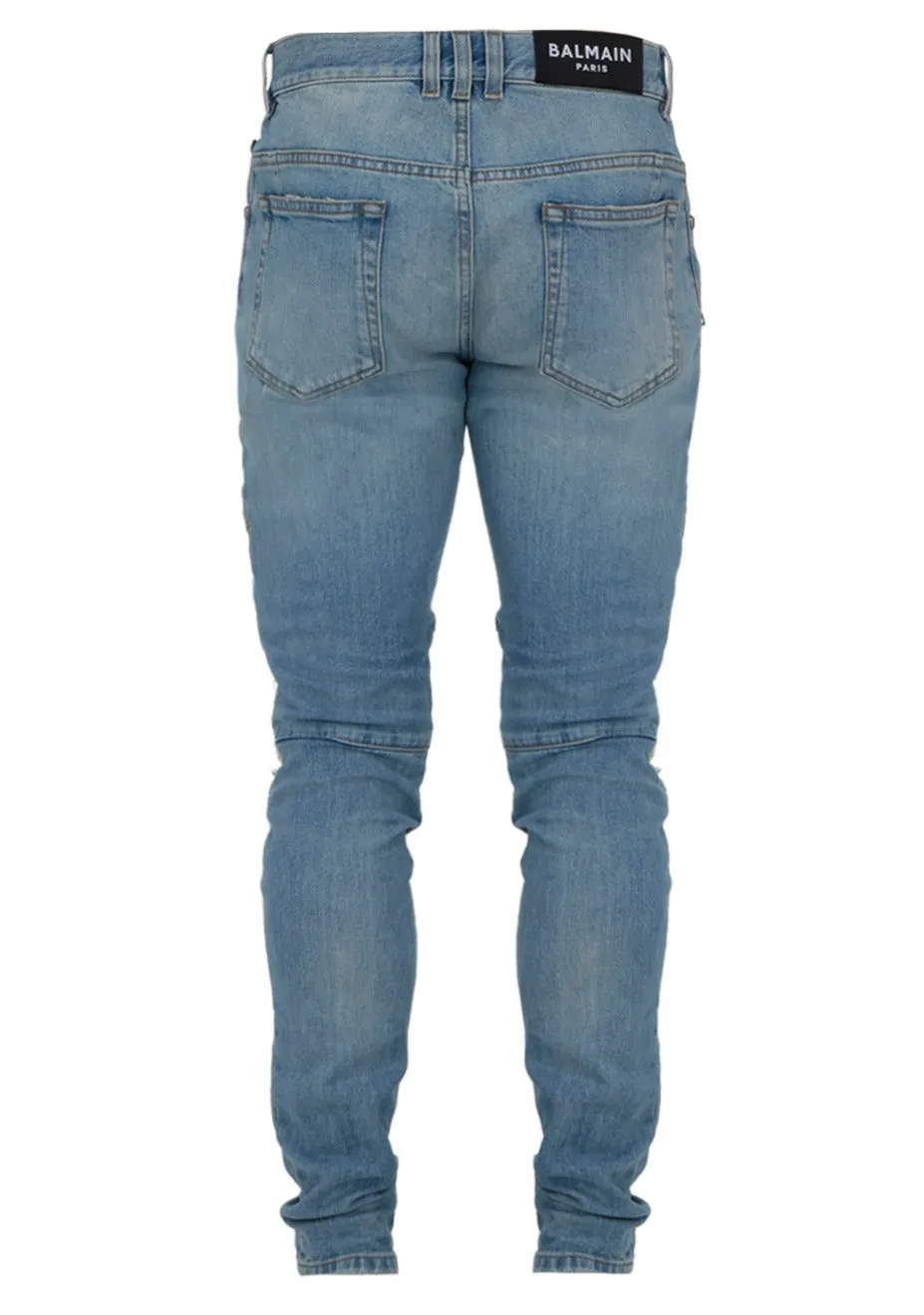 Balmain Distressed High Waist Jeans