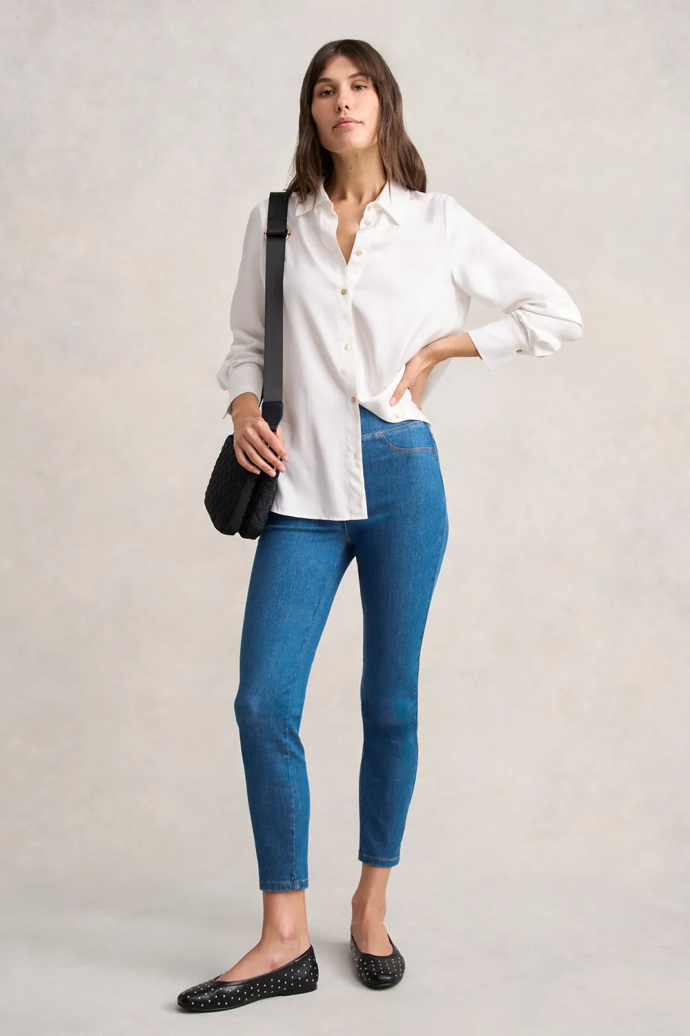 Bengajean® 7/8 Skinny Leg - Indigo Mid Wash