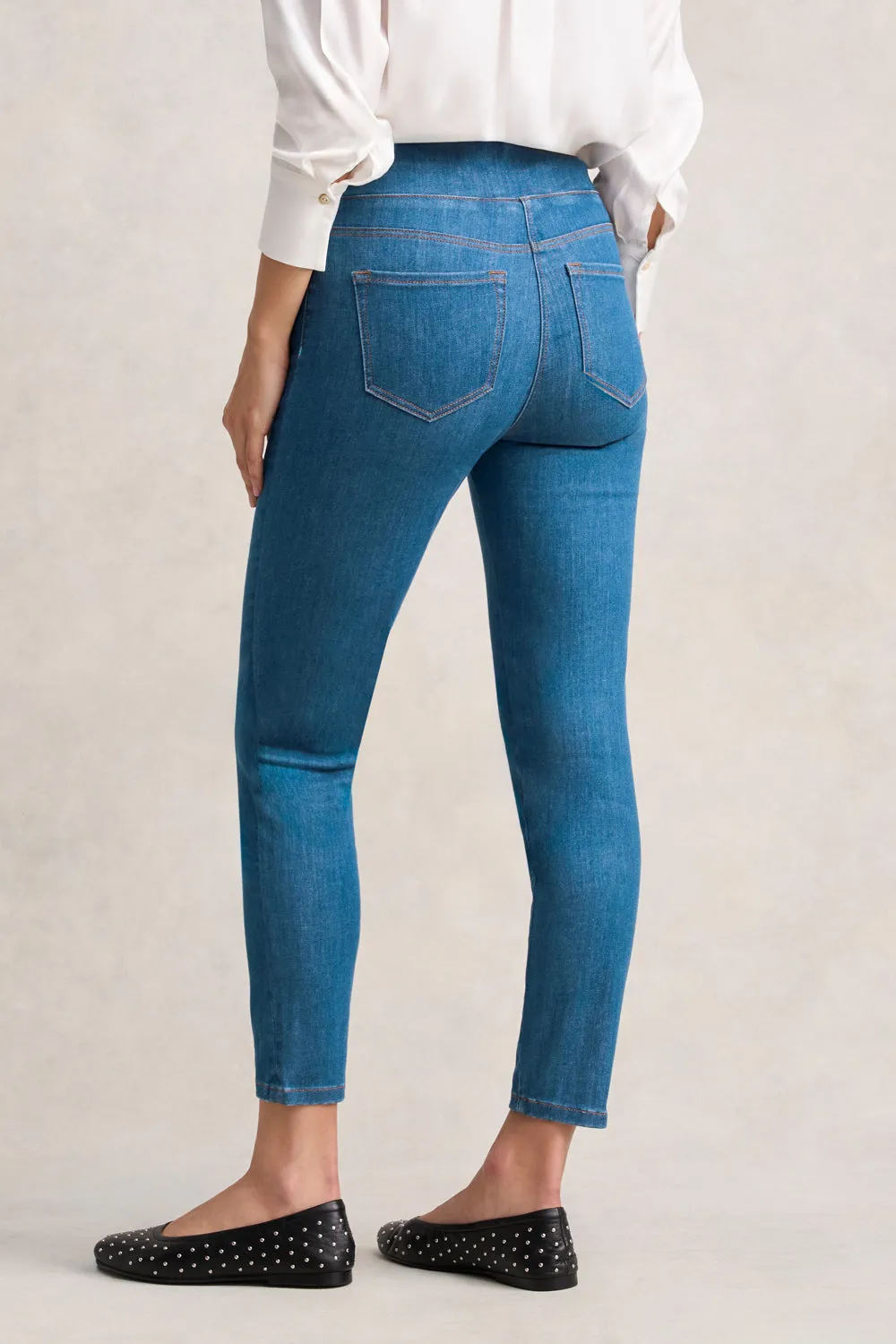 Bengajean® 7/8 Skinny Leg - Indigo Mid Wash