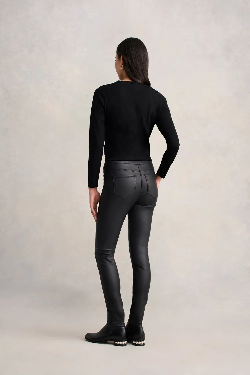 Bengajean® Skinny Leg Coated - Black