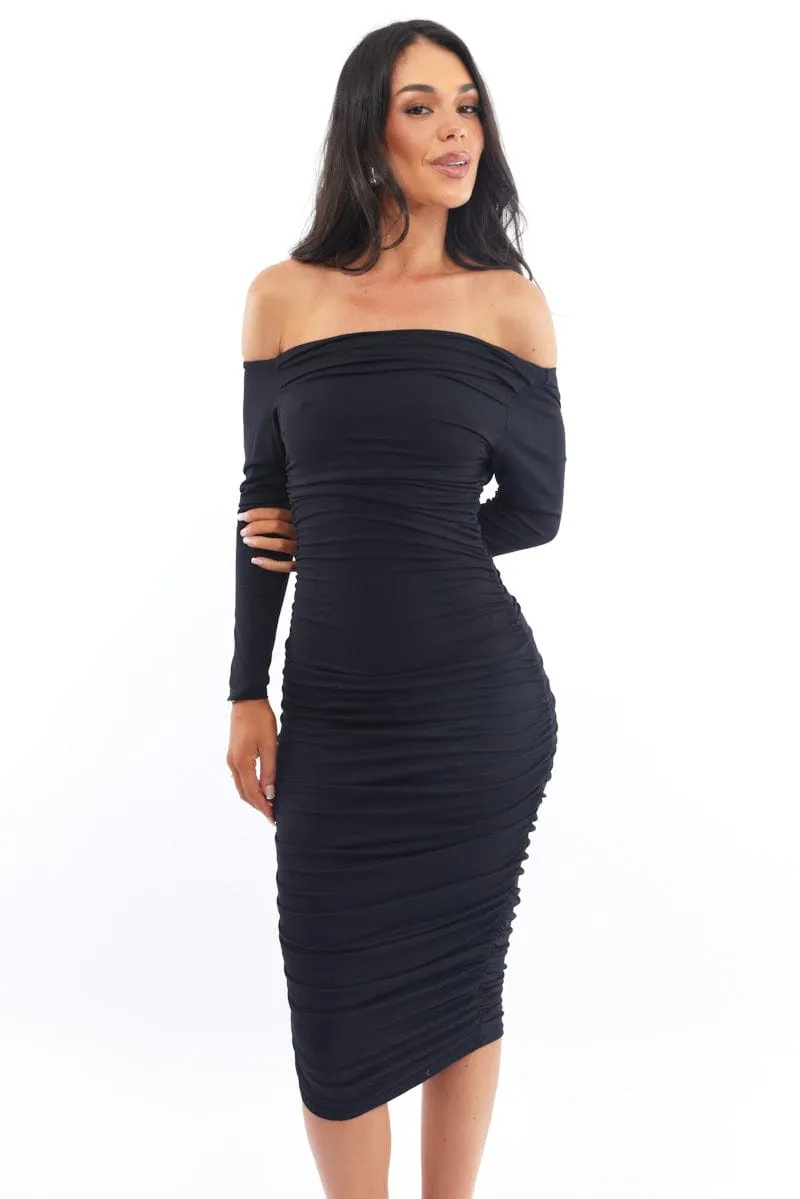 Black Bodycon Dress Long Sleeve