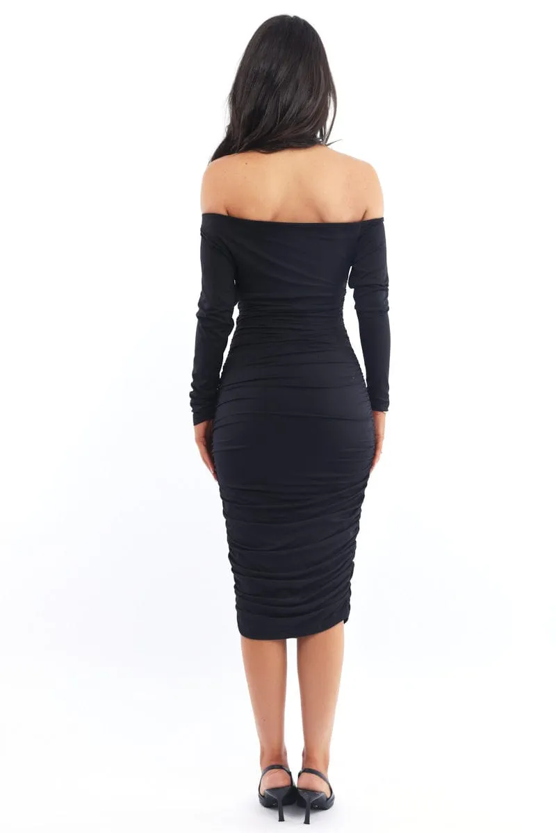 Black Bodycon Dress Long Sleeve