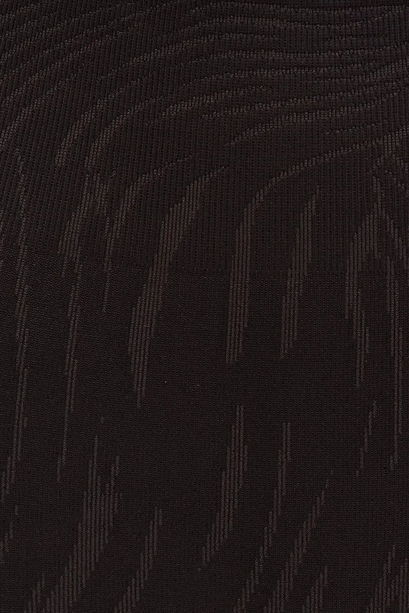 Black Seamless Top And Bike Shorts Activewear Set