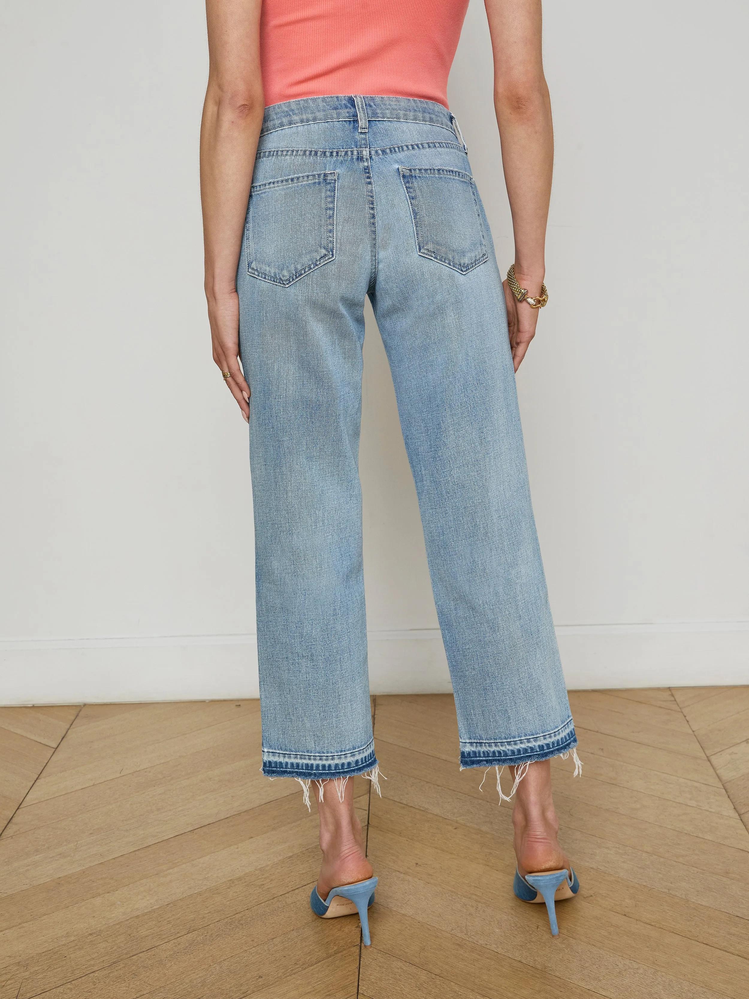 Blaine Cropped Stovepipe Jean