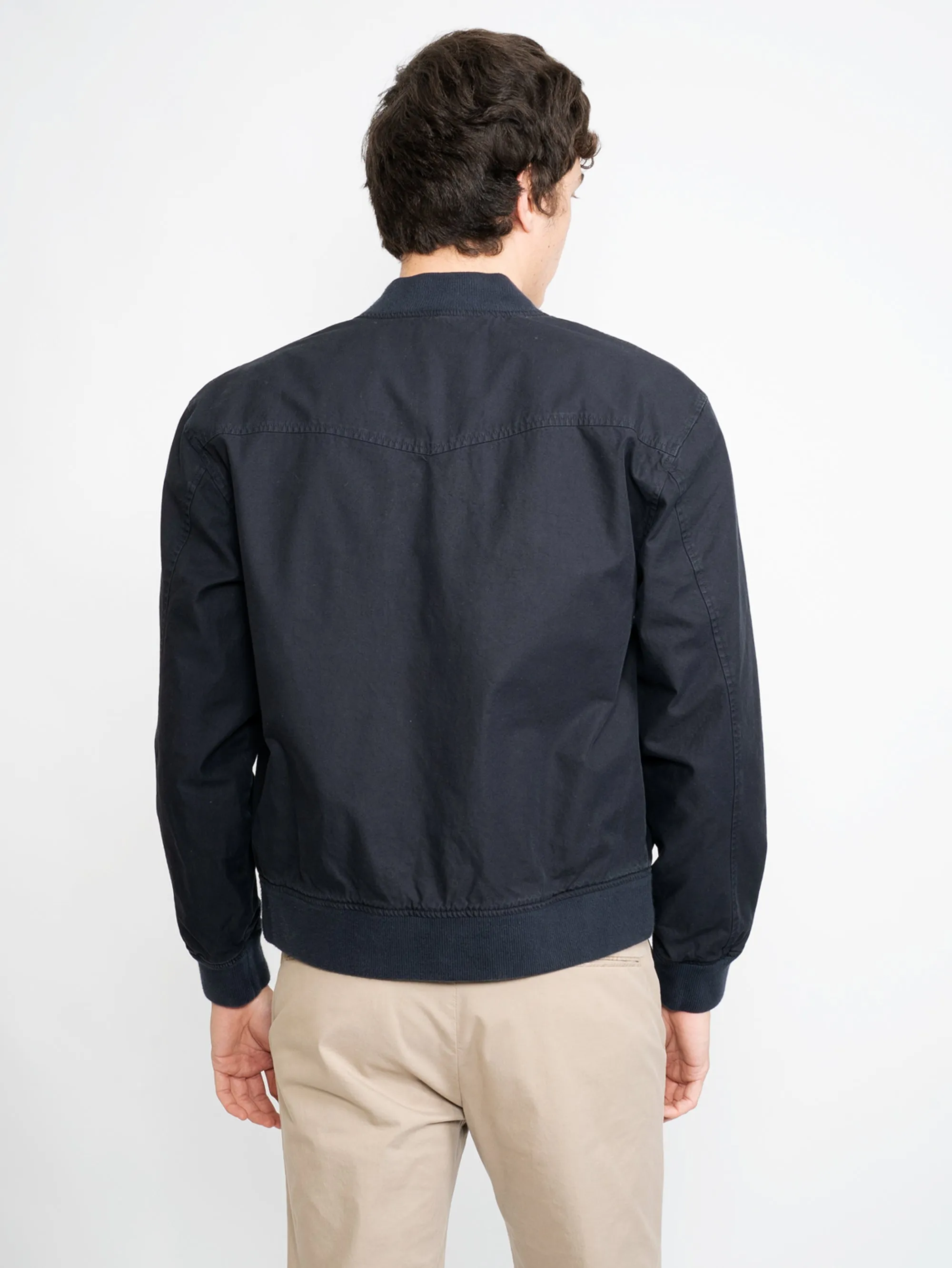 Blue Cotton Bomber