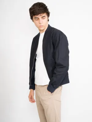 Blue Cotton Bomber
