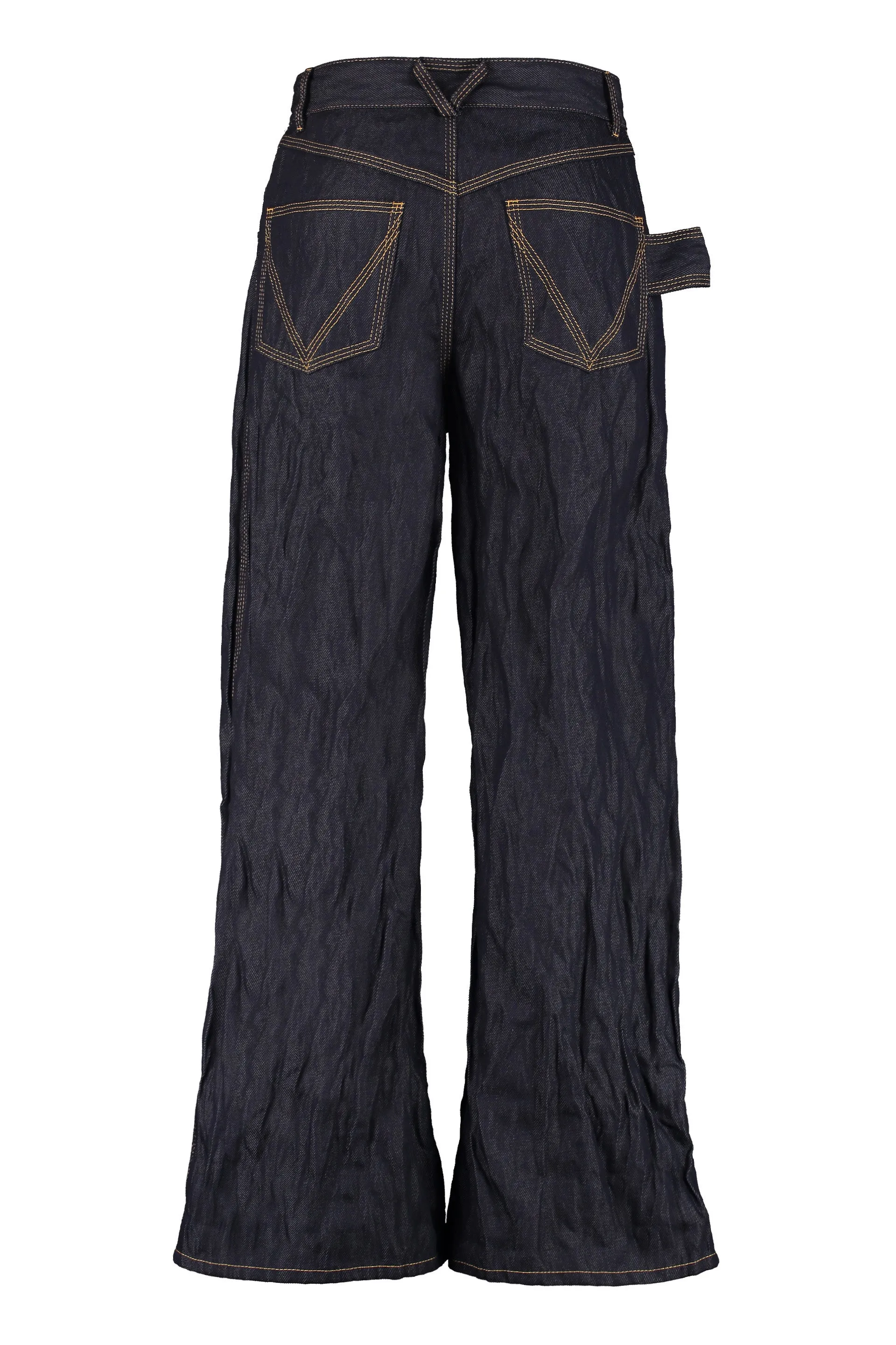 Bottega Veneta High Waist Wide-Leg Jeans