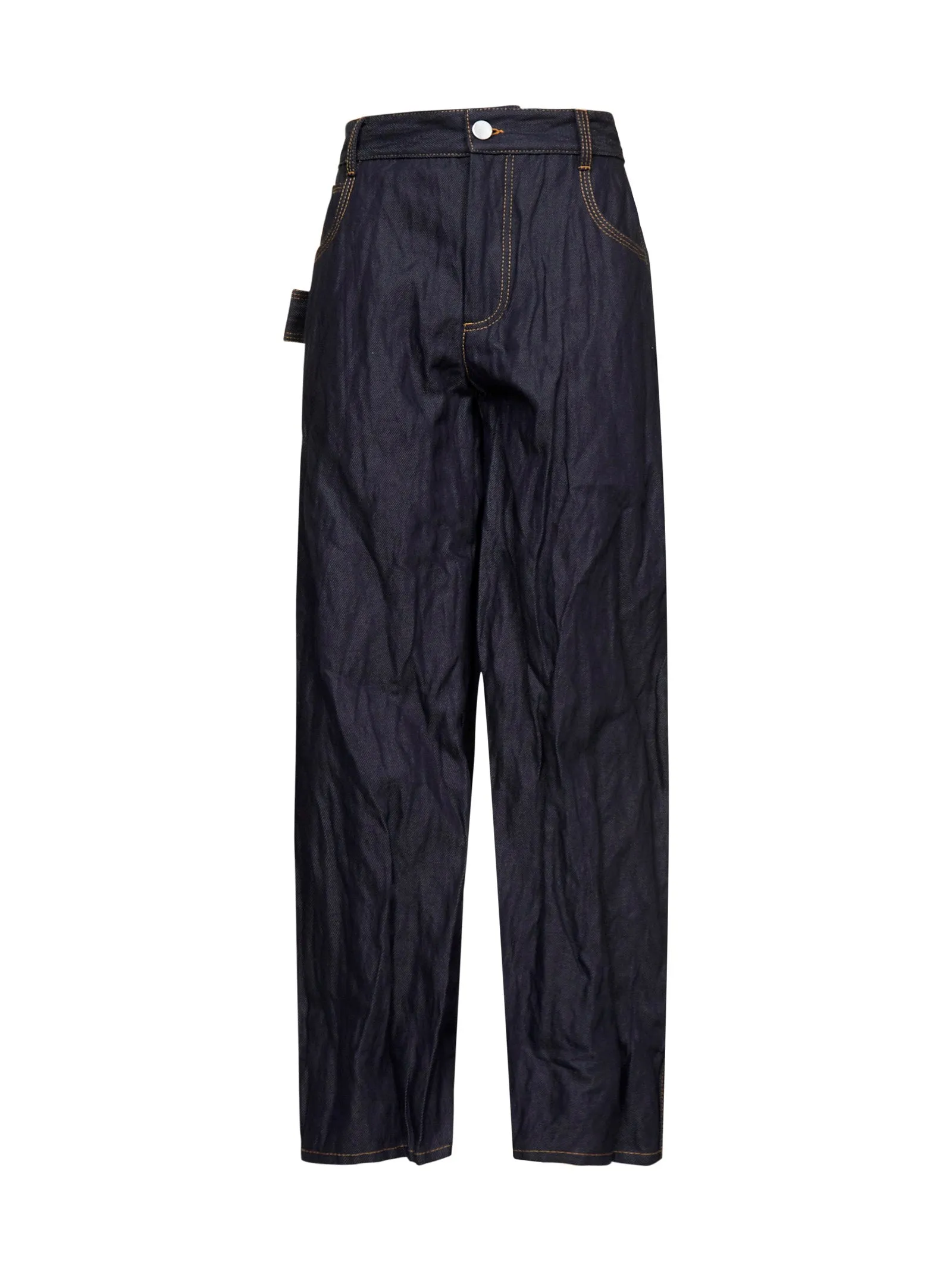 Bottega Veneta Wide Leg Twill Jeans