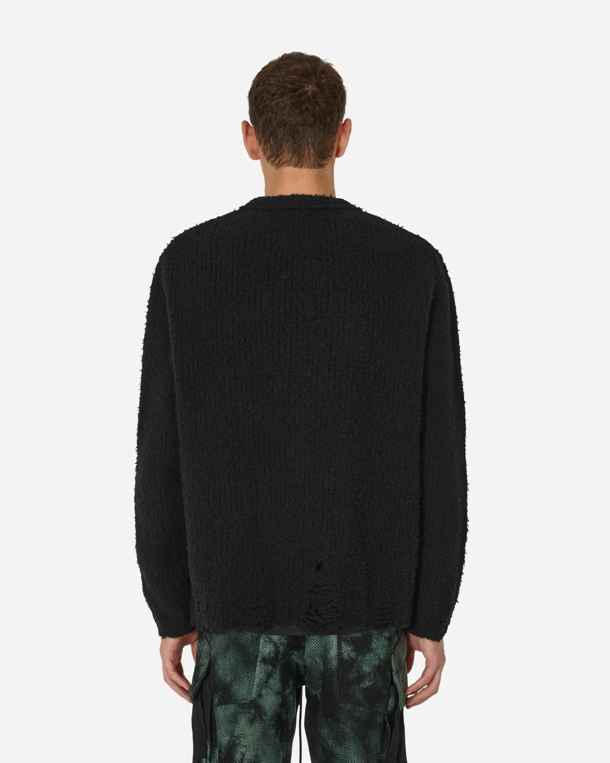 Boucle Oversized Sweater Black