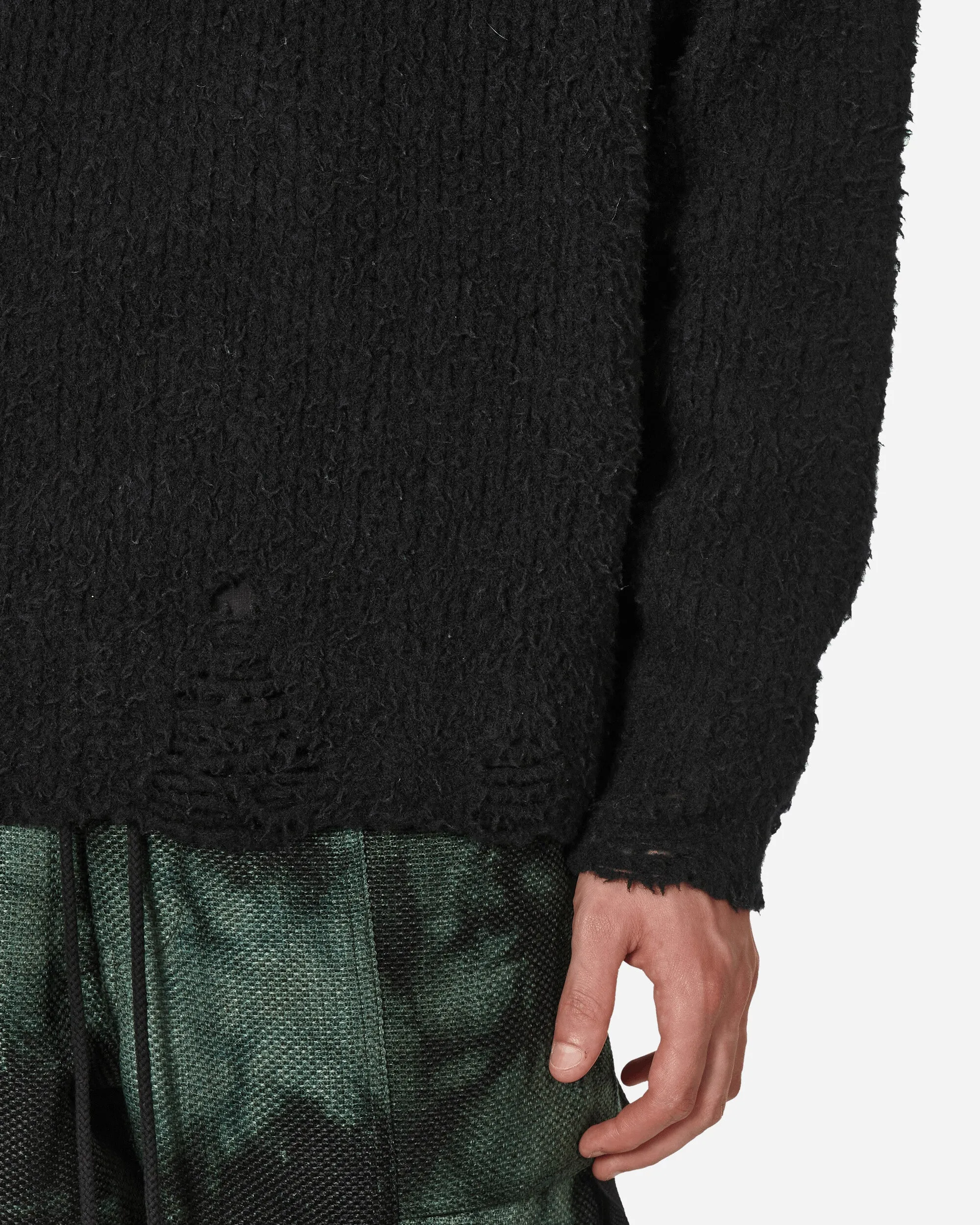 Boucle Oversized Sweater Black