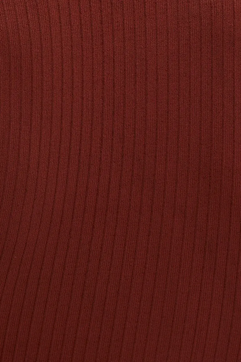 Brown Seamless Zip Top And Bike Shorts Activewear Set