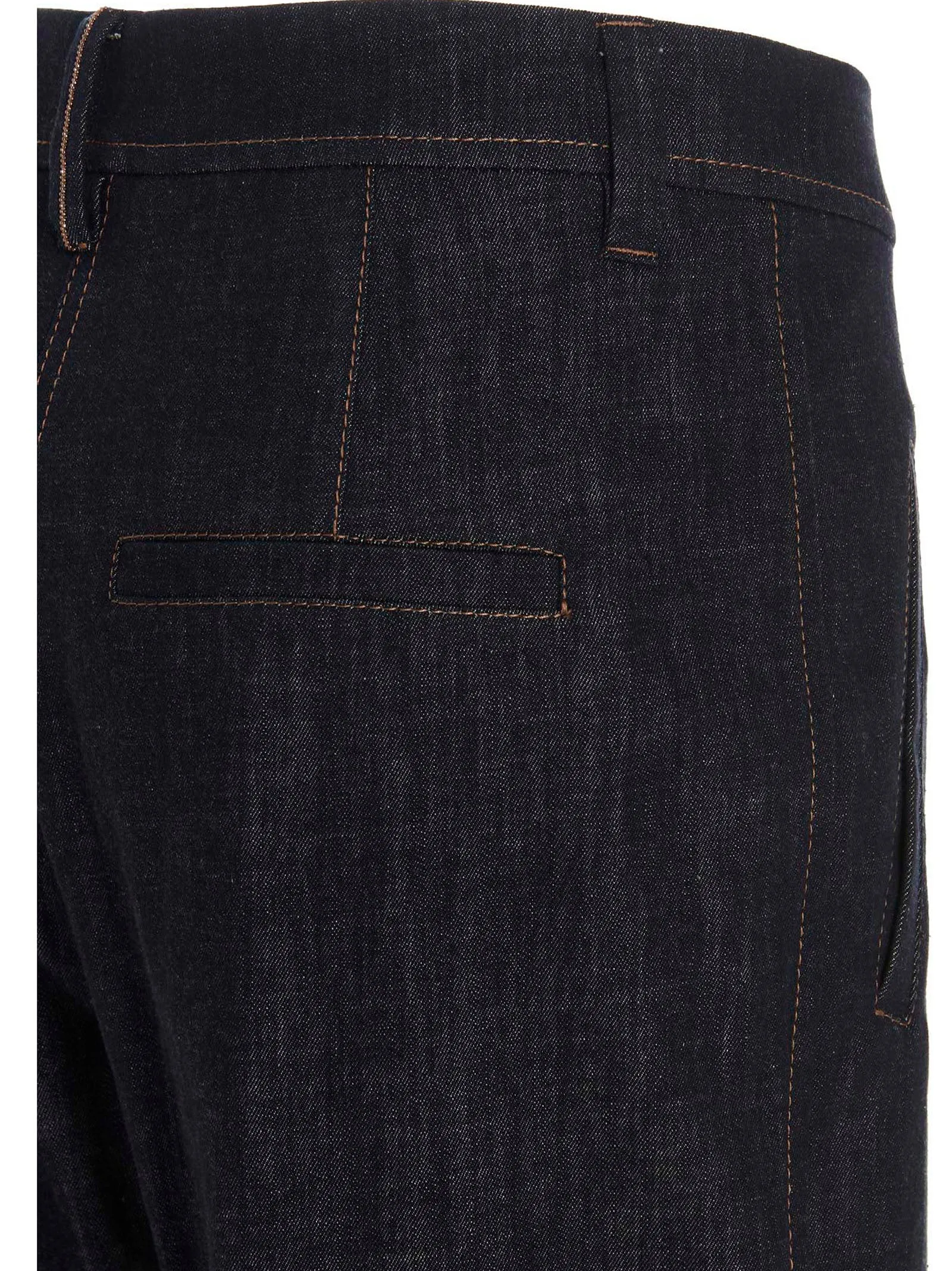 Brunello Cucinelli High Waist Tapered Leg Jeans