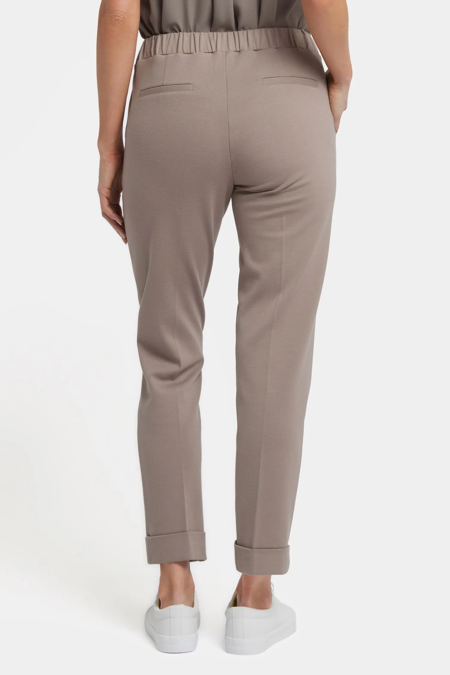 Cassidy Ankle Pull-On Trouser Pants - Saddlewood