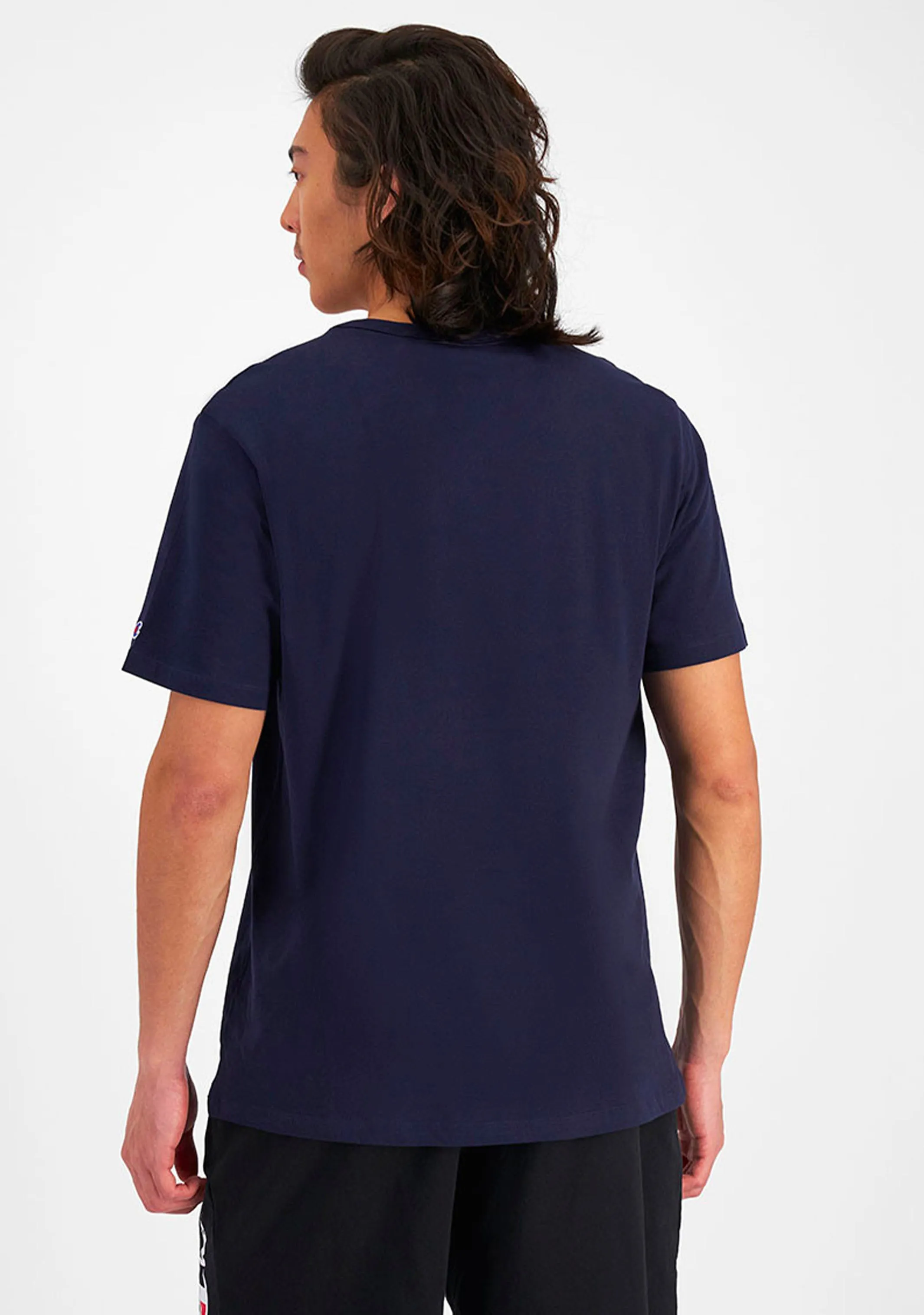 Champion Men’s C Logo Short Sleeve Tee Navy