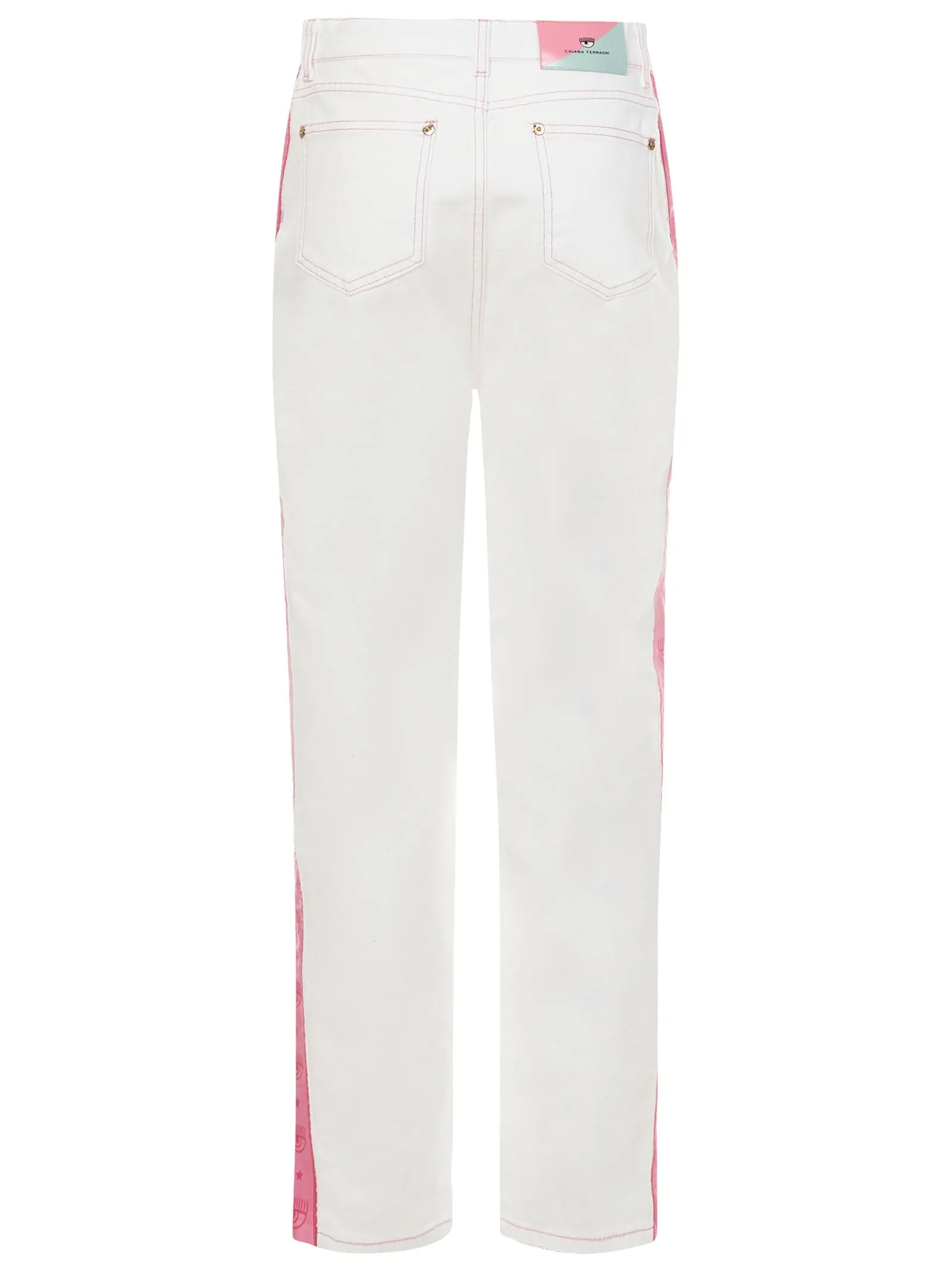 Chiara Ferragni Panelled Straight-Leg Jeans