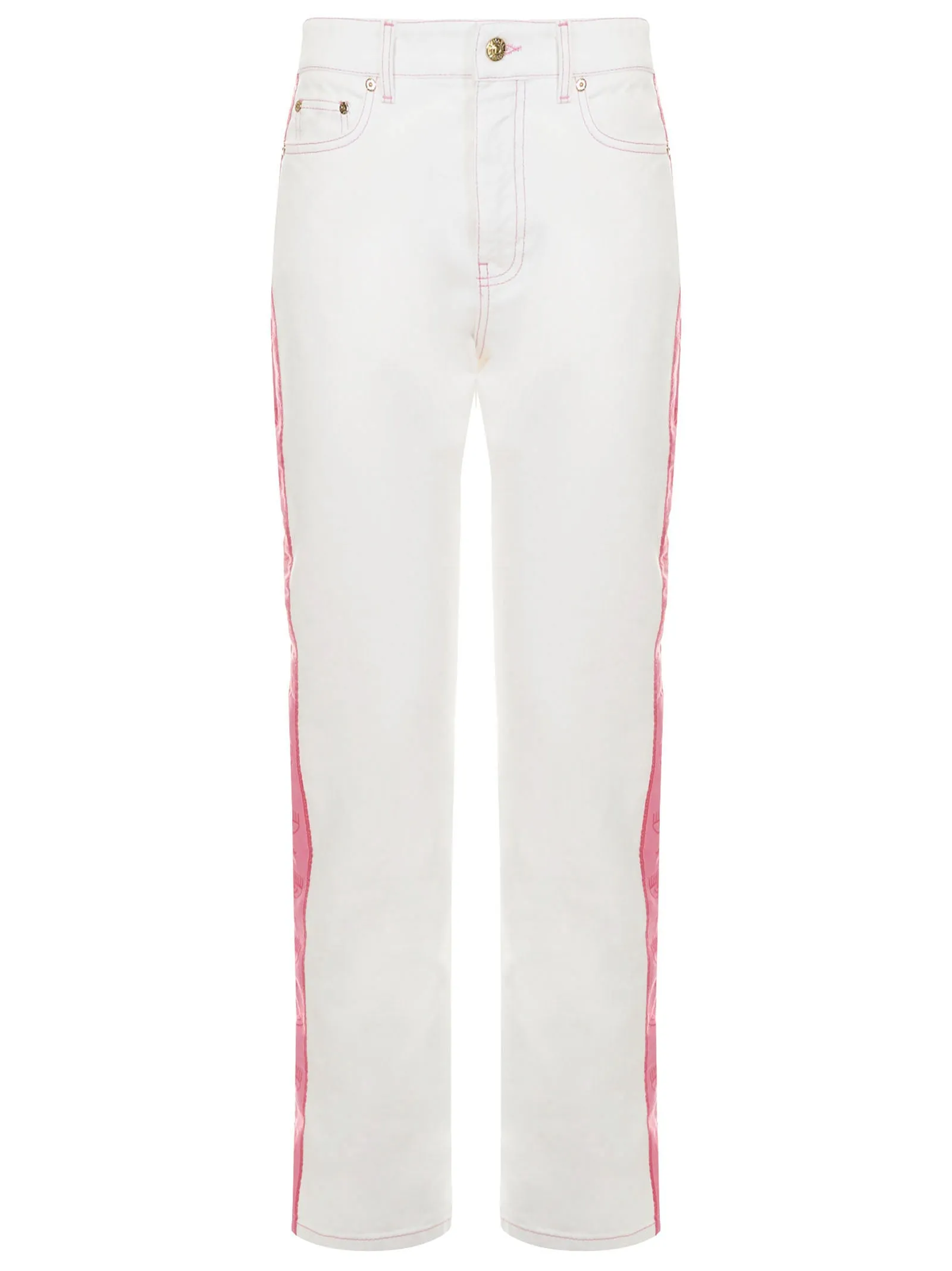 Chiara Ferragni Panelled Straight-Leg Jeans