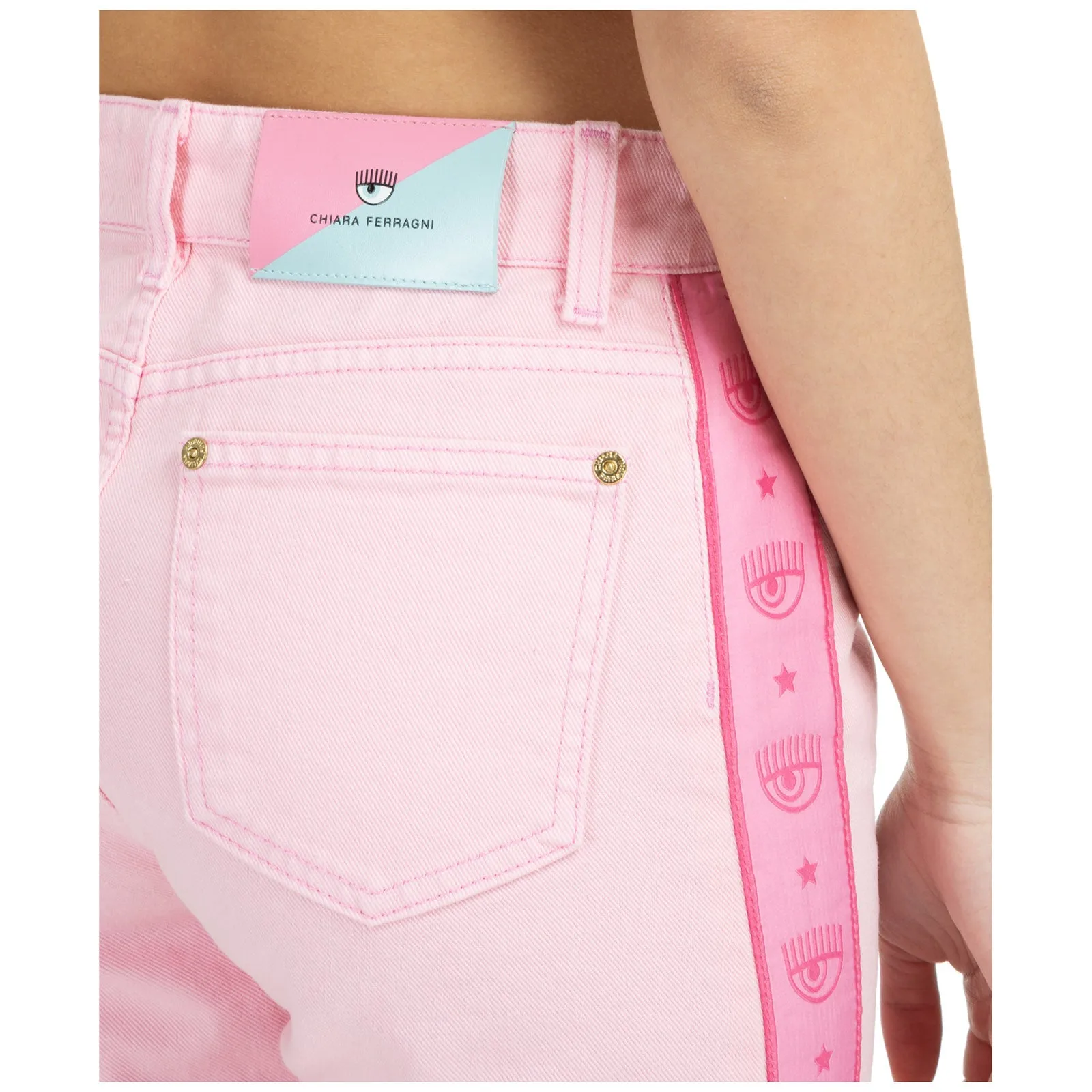 Chiara Ferragni Panelled Straight-Leg Jeans
